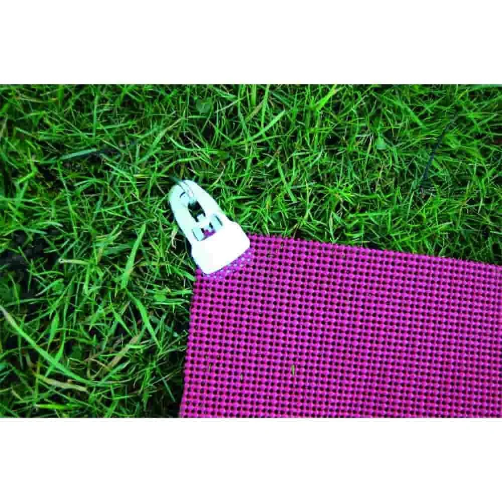 weisser Befestigungs-Clip für Folien+Vliese+Planen+Stoffe, wiederverwendbar-6