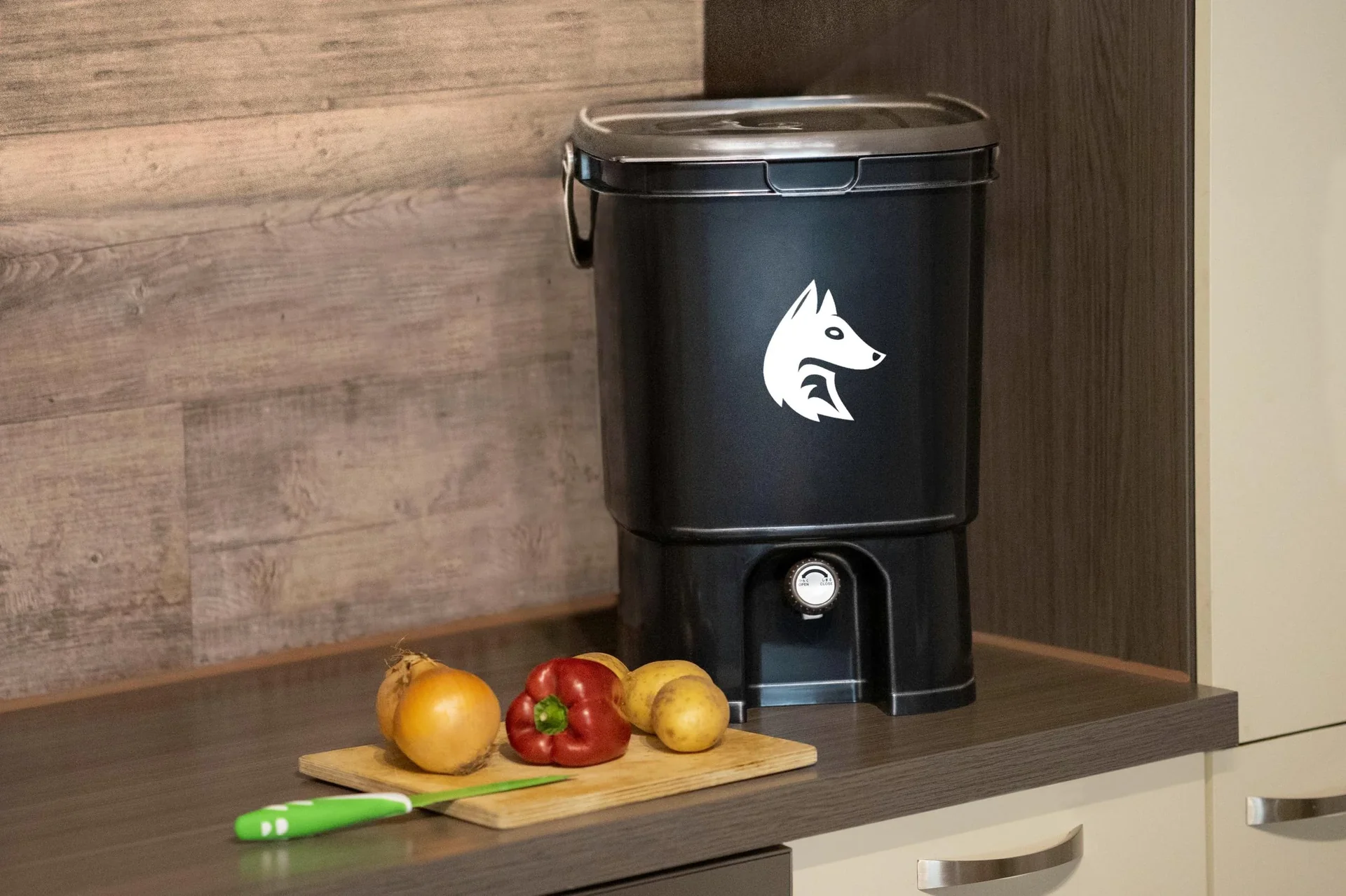 Bokashi Eimer Kompost Komplett-Set Profi , 2 x 19 Liter - 6