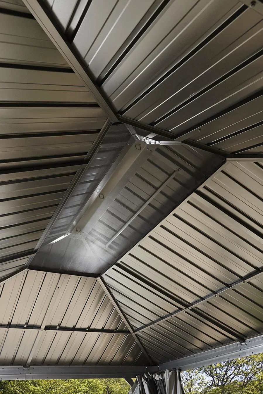 Aluminium Pavillon Messina - mit HardTop - 0