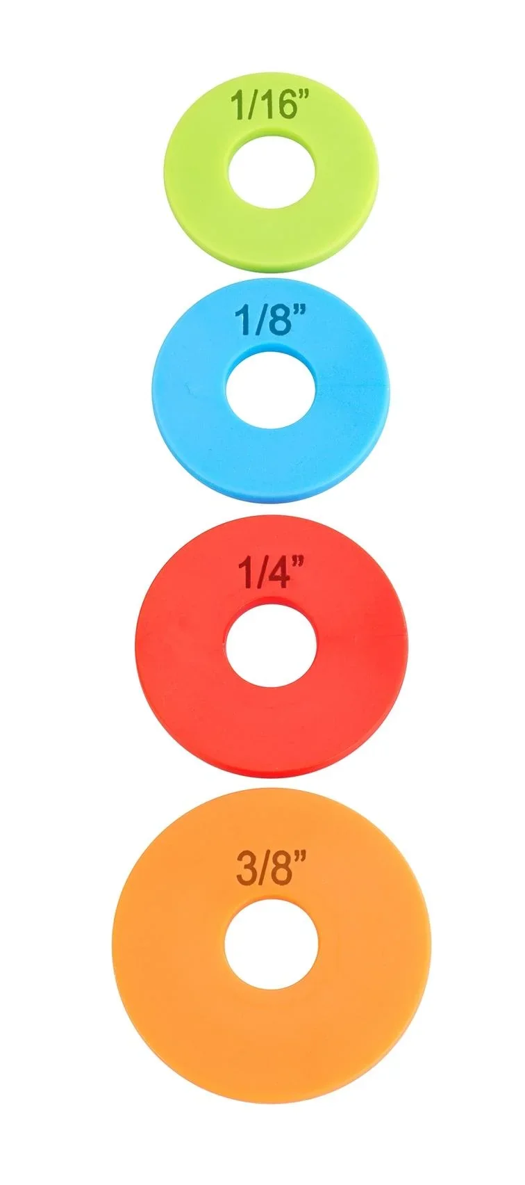 Edelstahl-Teigrolle mit Abstandhaltern und Messskala - 3