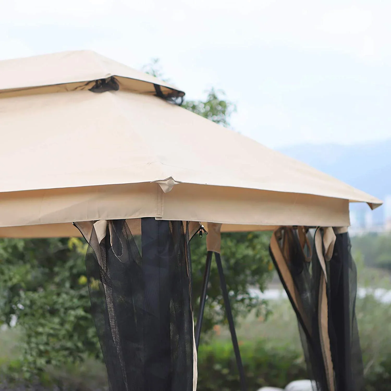 Gartenschaukel mit Seitenwänden - 2