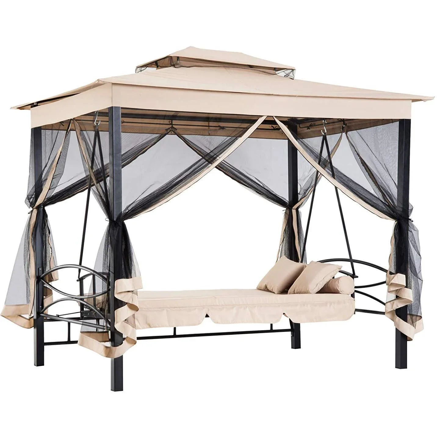 Gartenschaukel mit Seitenwänden - 5