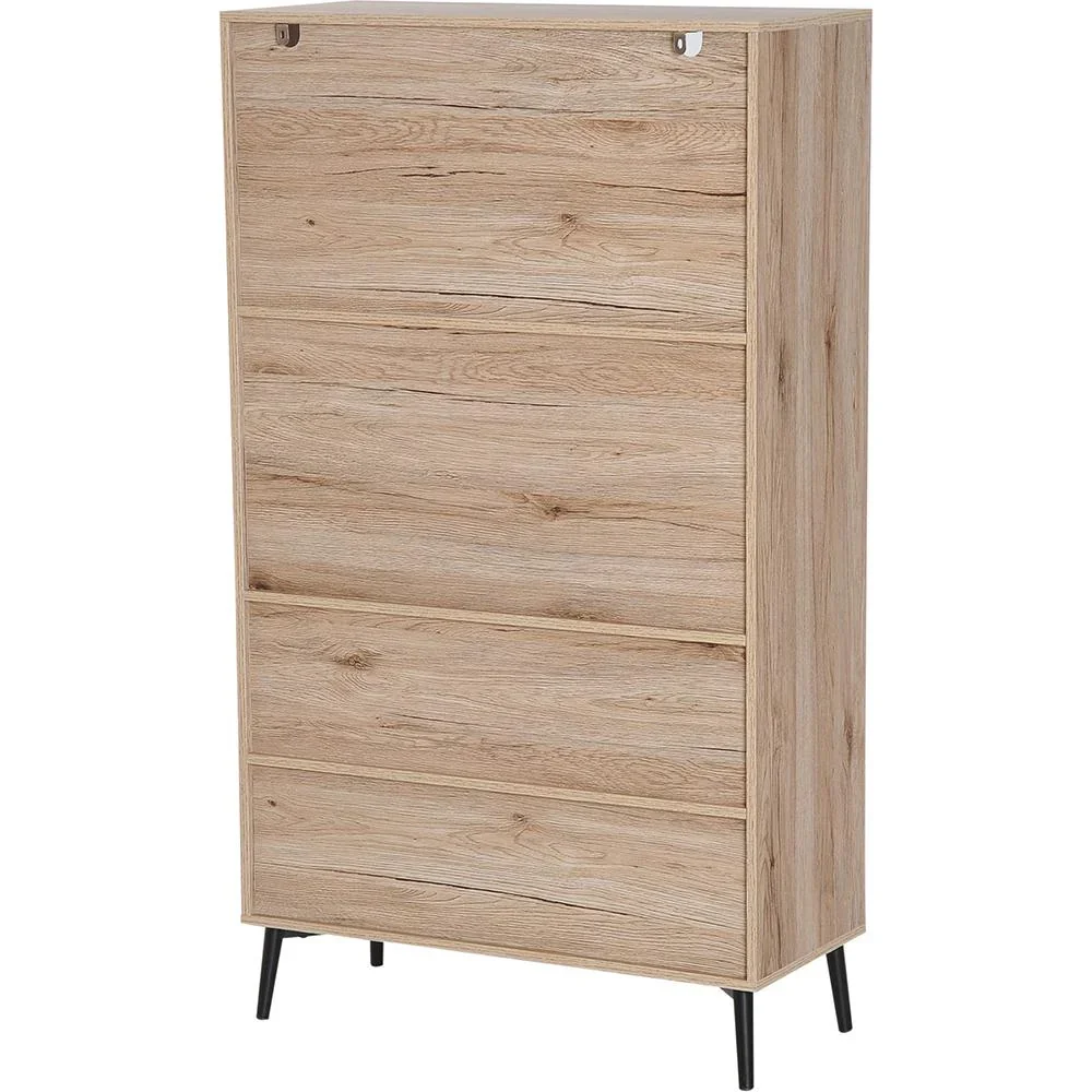 Bücherregal Wandregal Standregal 5 Fächer Eichenholz - 3