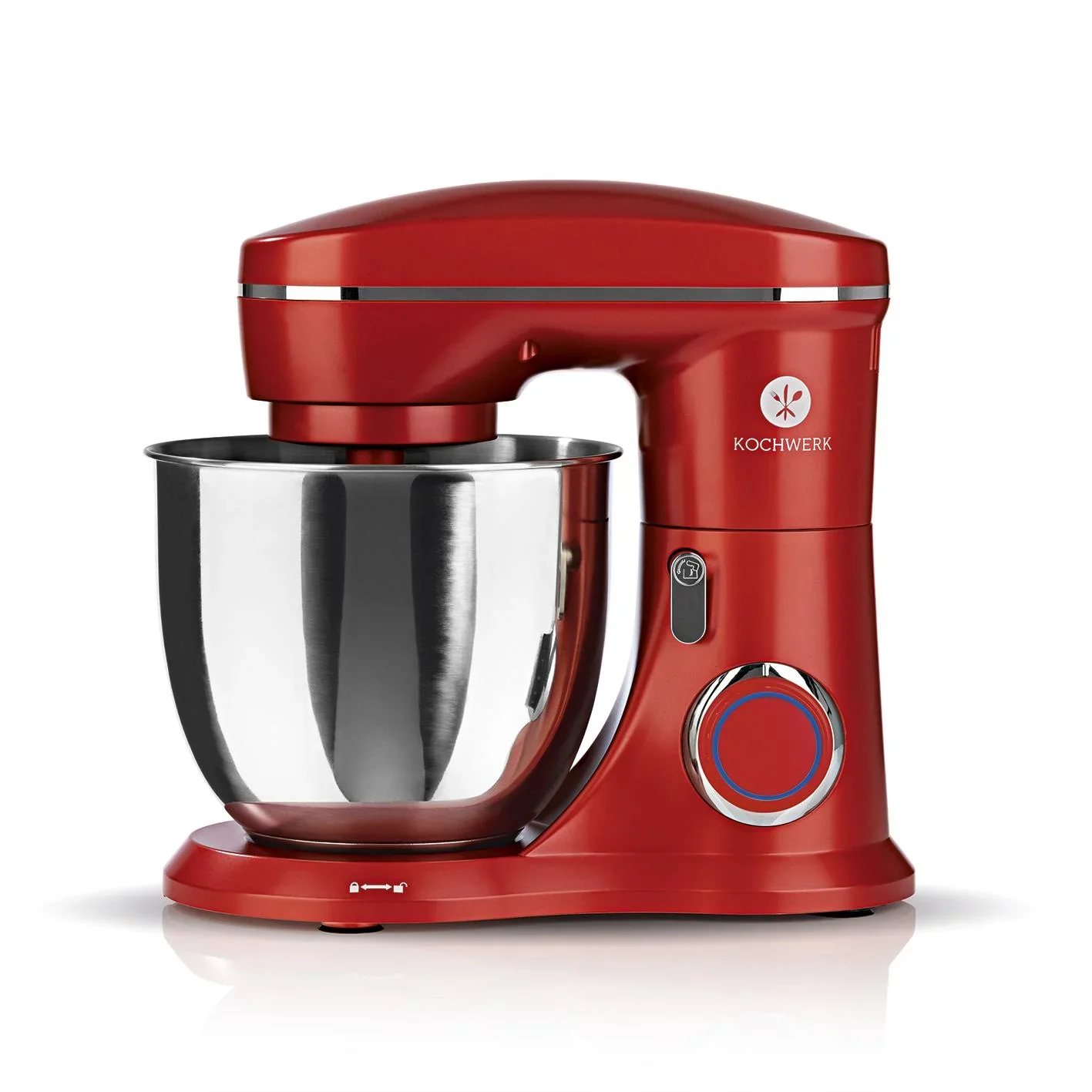 Küchenmaschine, rot, 1300 Watt - 0