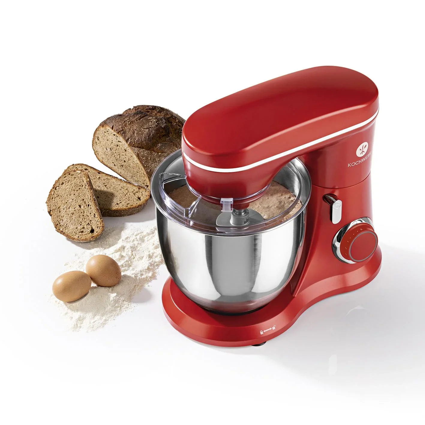 Küchenmaschine, rot, 1300 Watt - 2