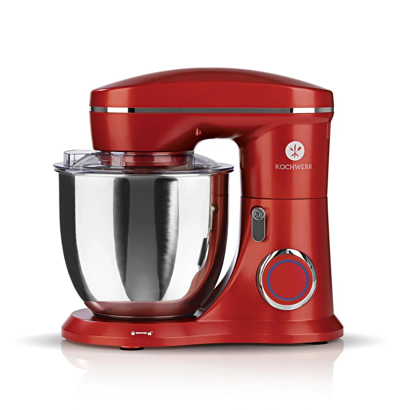 Küchenmaschine, rot, 1300 Watt - 4