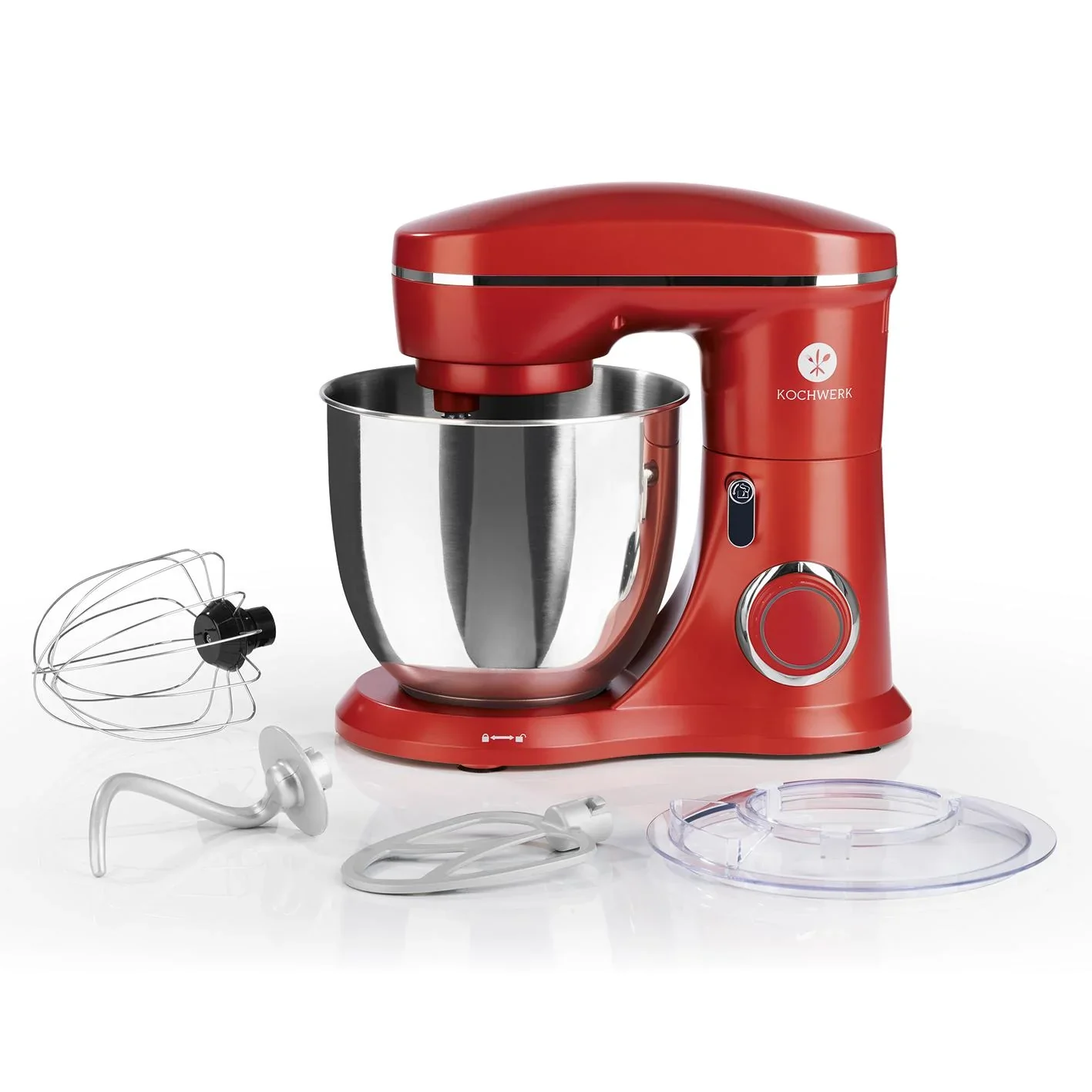 Küchenmaschine, rot, 1300 Watt - 5
