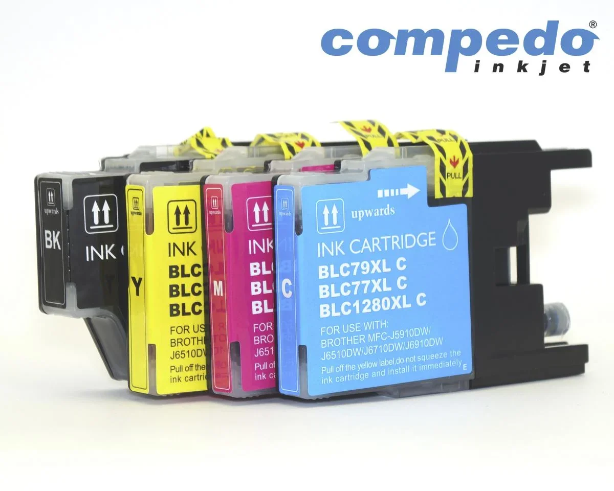 Druckerpatrone für Brother LC1220/LC1240 Multipack- 3er Pack Cyan, Magenta, Gelb - 0