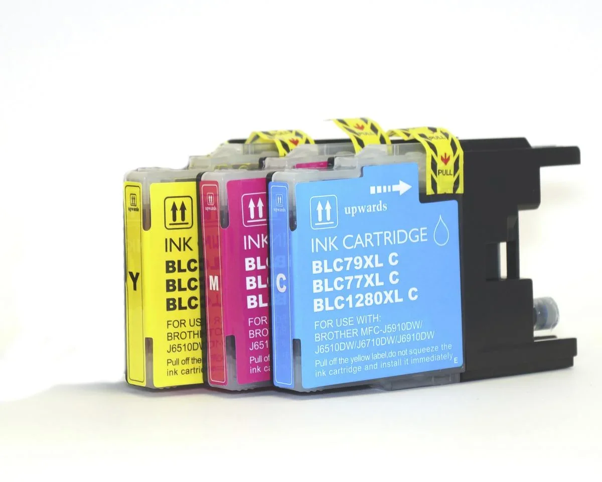 Druckerpatrone für Brother LC1220/LC1240 Multipack- 3er Pack Cyan, Magenta, Gelb - 1