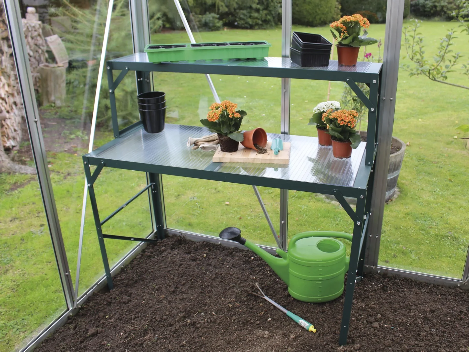 Alu-Tischaufsatz, Farbe HKP, Farbe smaragd - 0