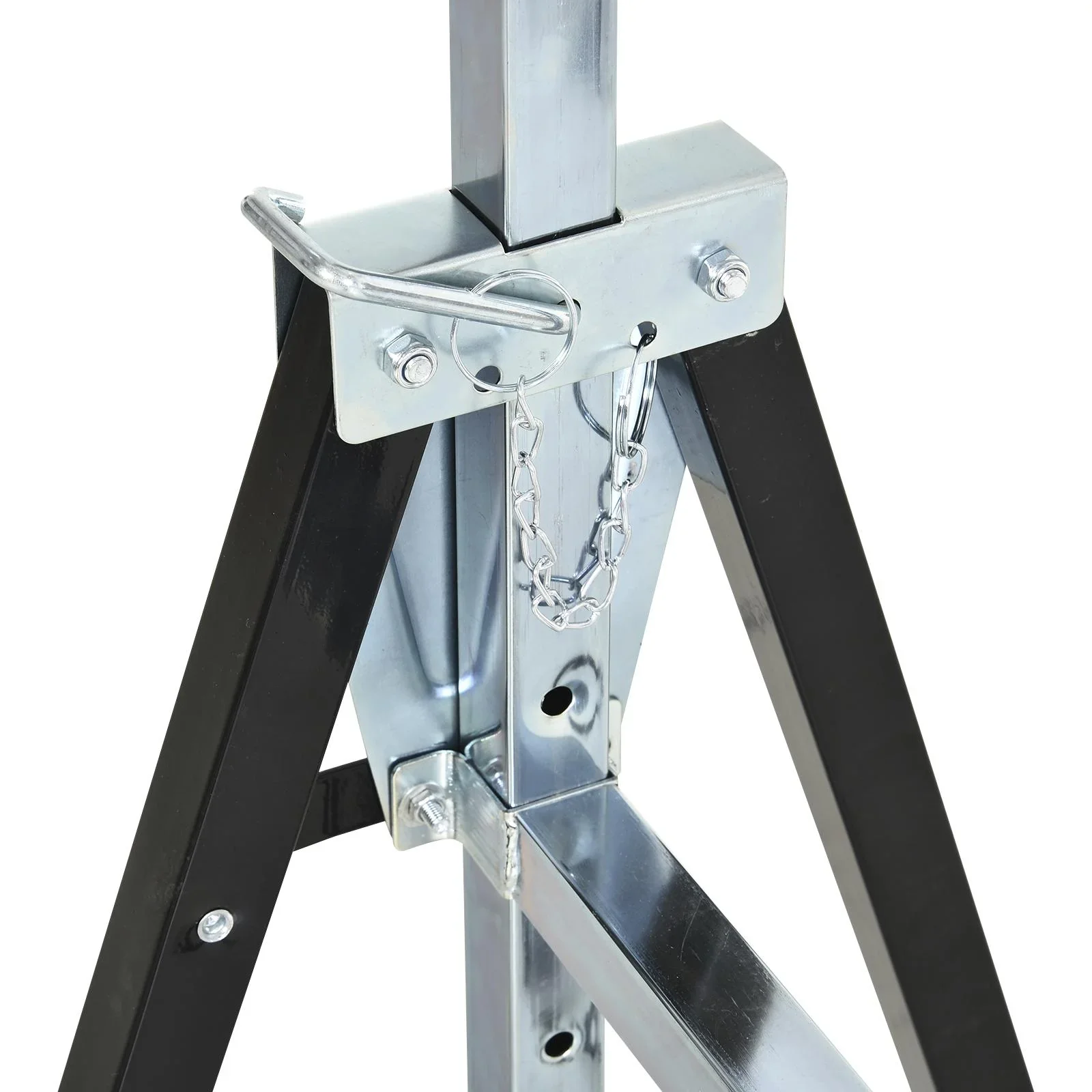 Sägebock höhenverstellbar zusammenklappbar max. 200kg, schwarz - 3