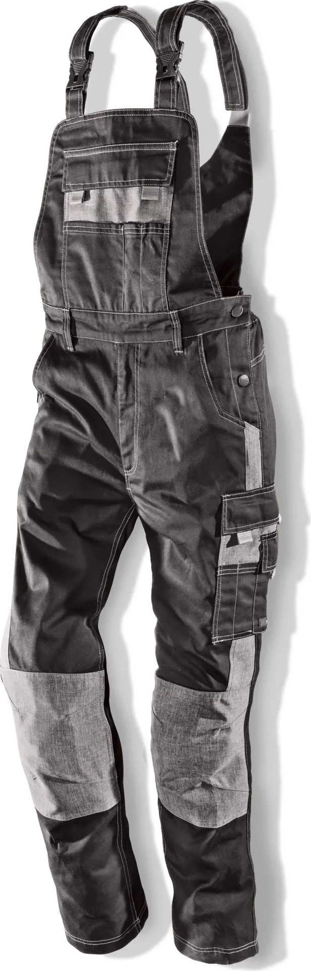 Berufslatzhose NITRO, schwarz-grau, Gr. XL - 0