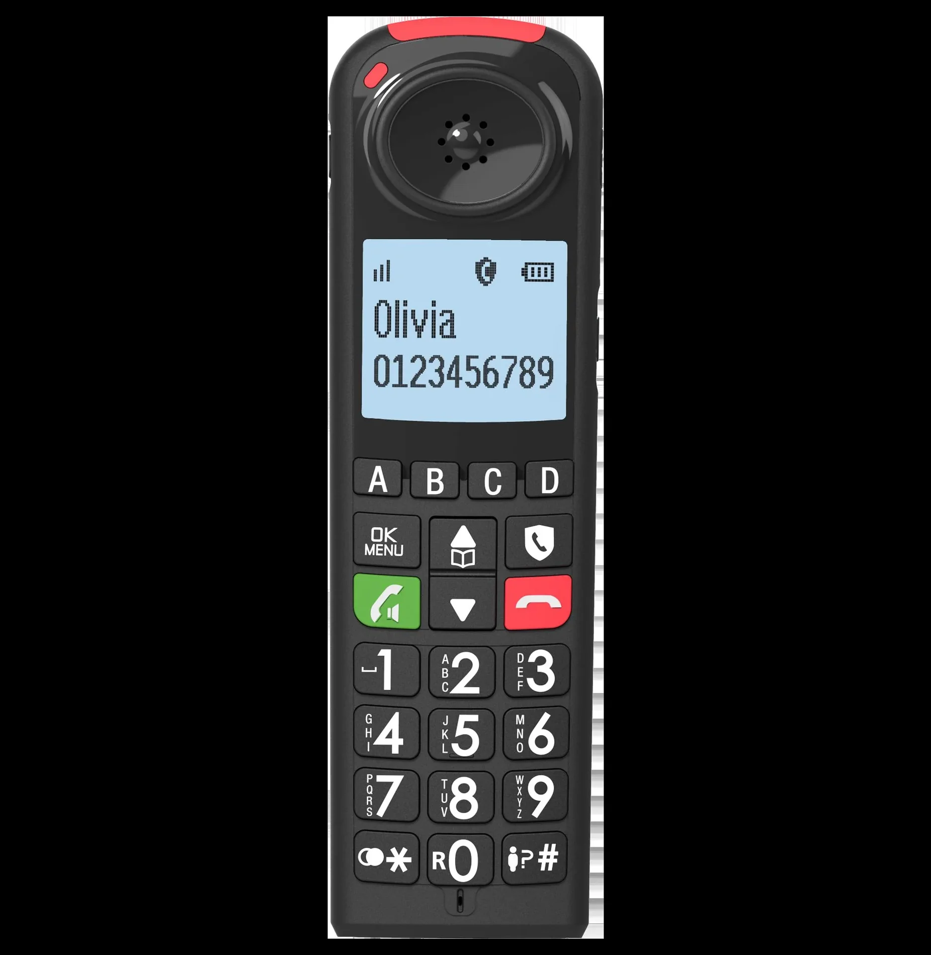 Senioren-Schnurlos-Telefon mit großen Tasten und hörgerätekompatibel - 4