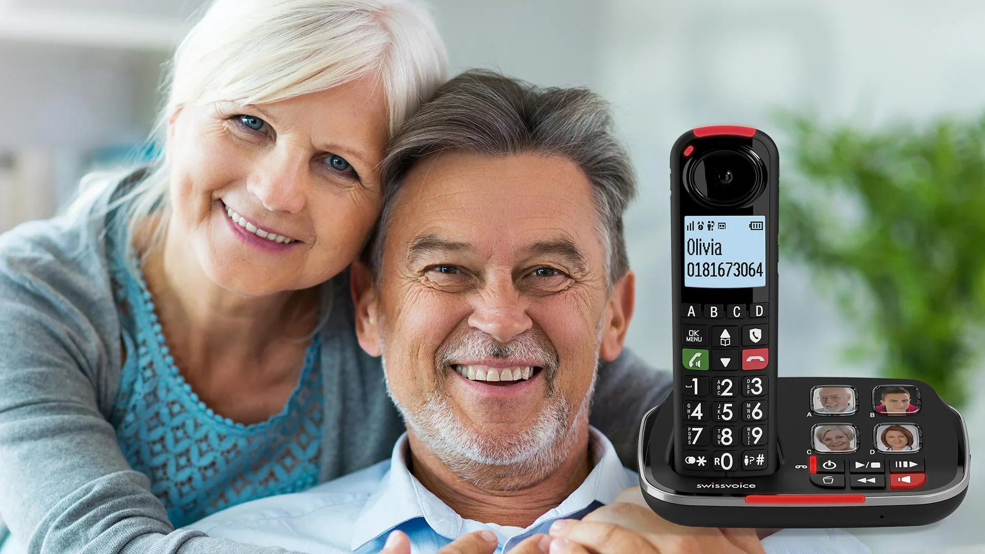 Senioren-Schnurlos-Telefon mit großen Tasten und hörgerätekompatibel - 5