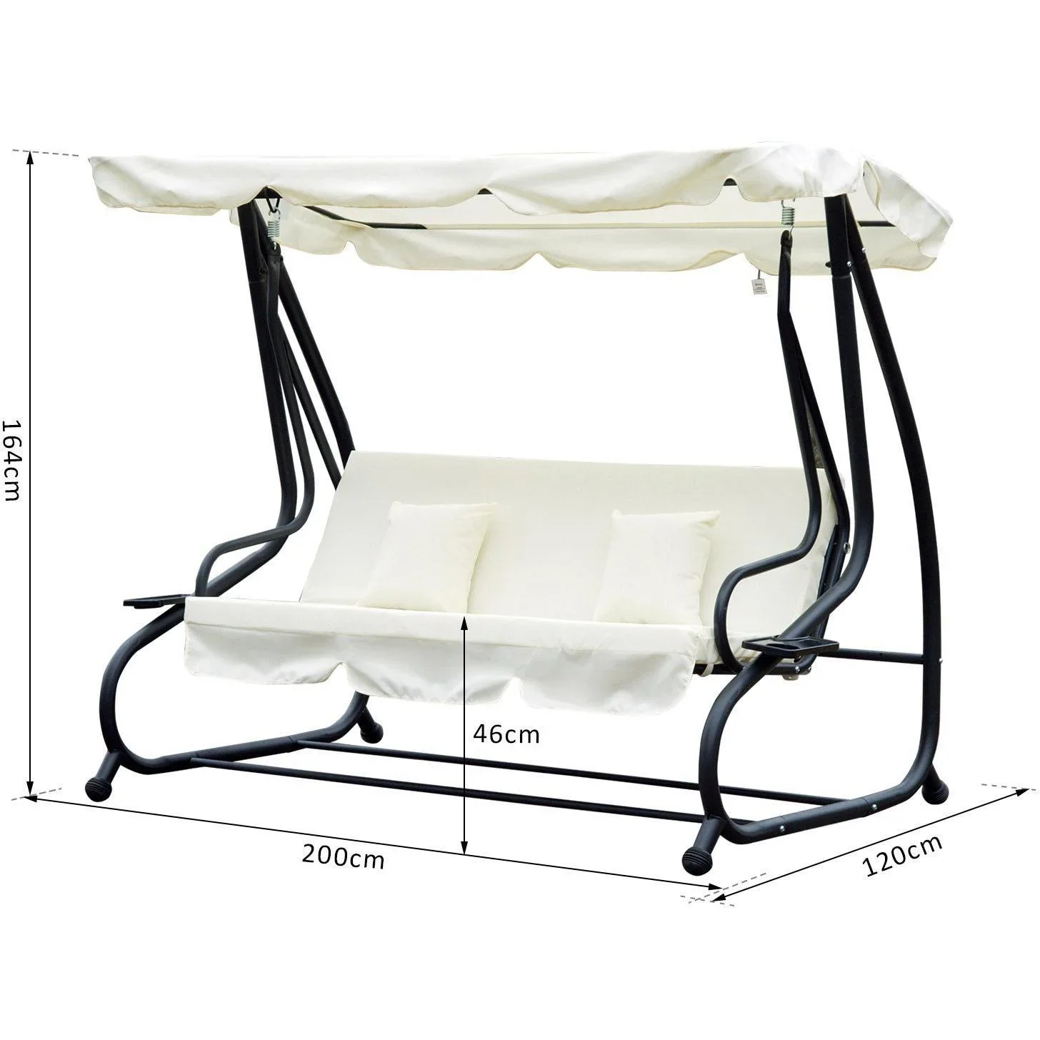 Gartenschaukel mit Dach - 1