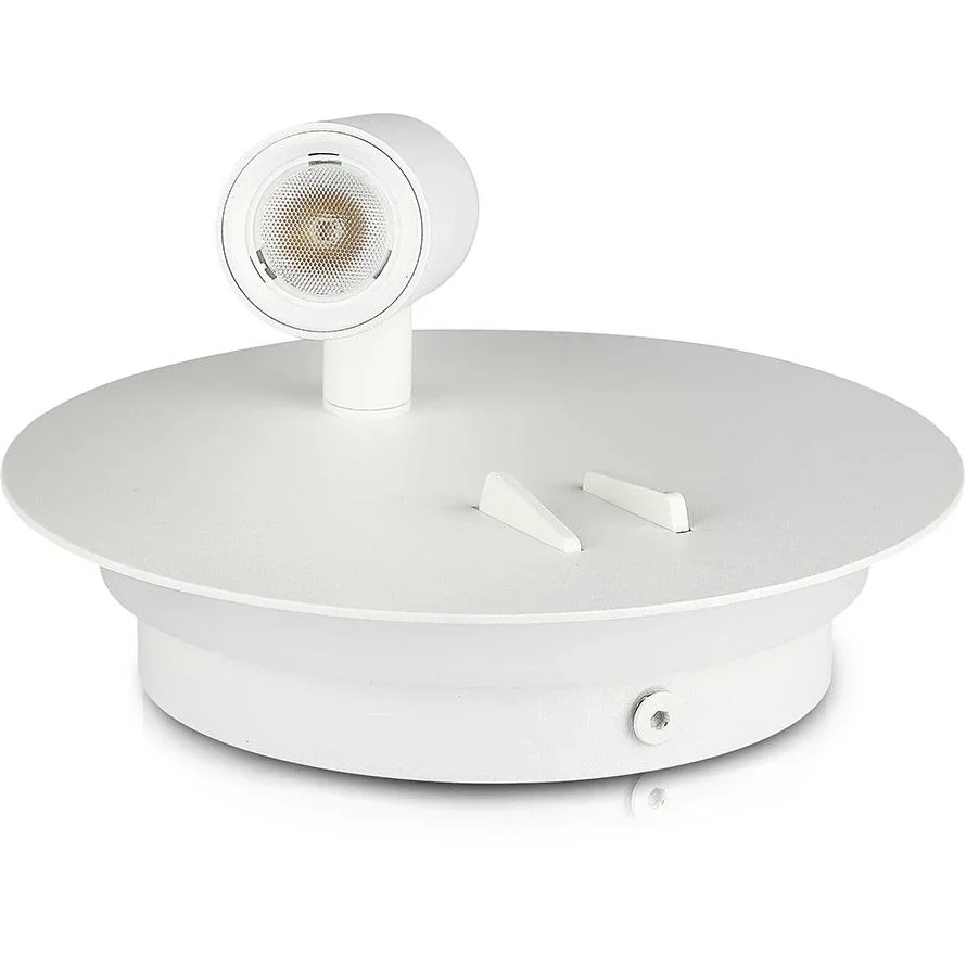 VT-2963 LED-Wandleuchte - Weiß - 3W - 180 Lumen - 3000K - Ideal für neben Ihrem Bett - 0
