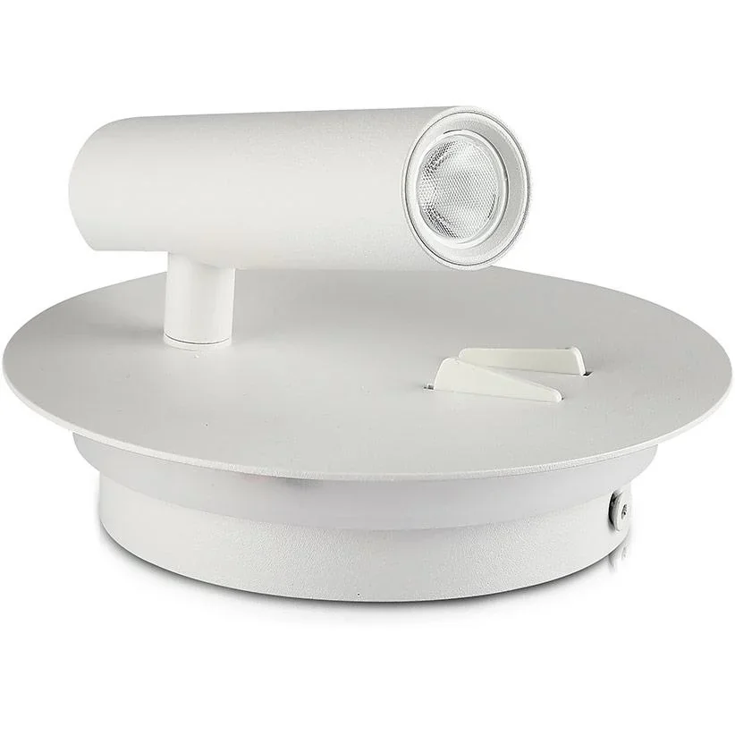 VT-2963 LED-Wandleuchte - Weiß - 3W - 180 Lumen - 3000K - Ideal für neben Ihrem Bett - 1