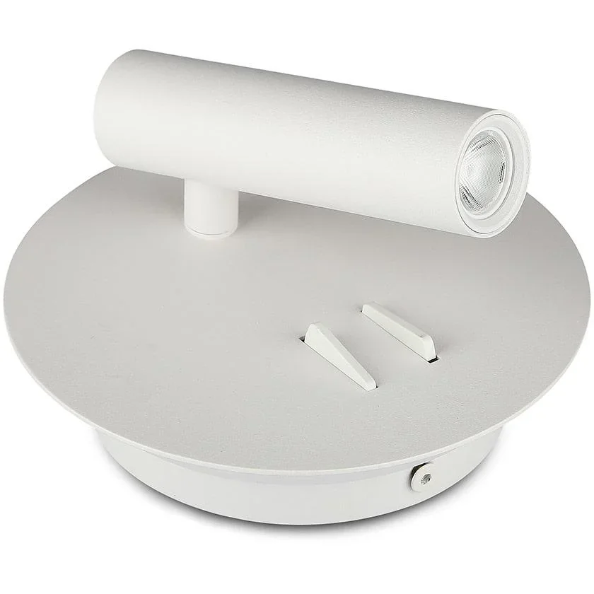 VT-2963 LED-Wandleuchte - Weiß - 3W - 180 Lumen - 3000K - Ideal für neben Ihrem Bett - 2