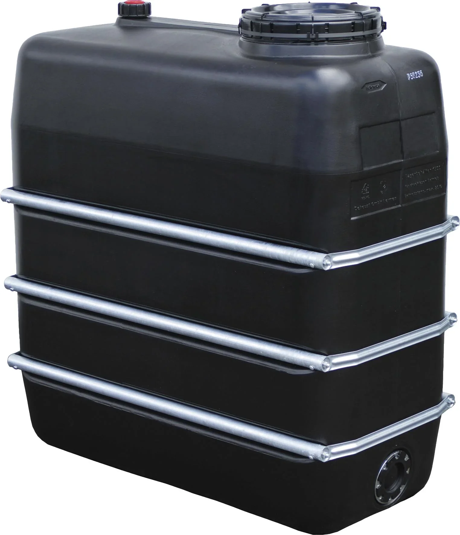 Raumspartank 1500 L, schwarz - 0