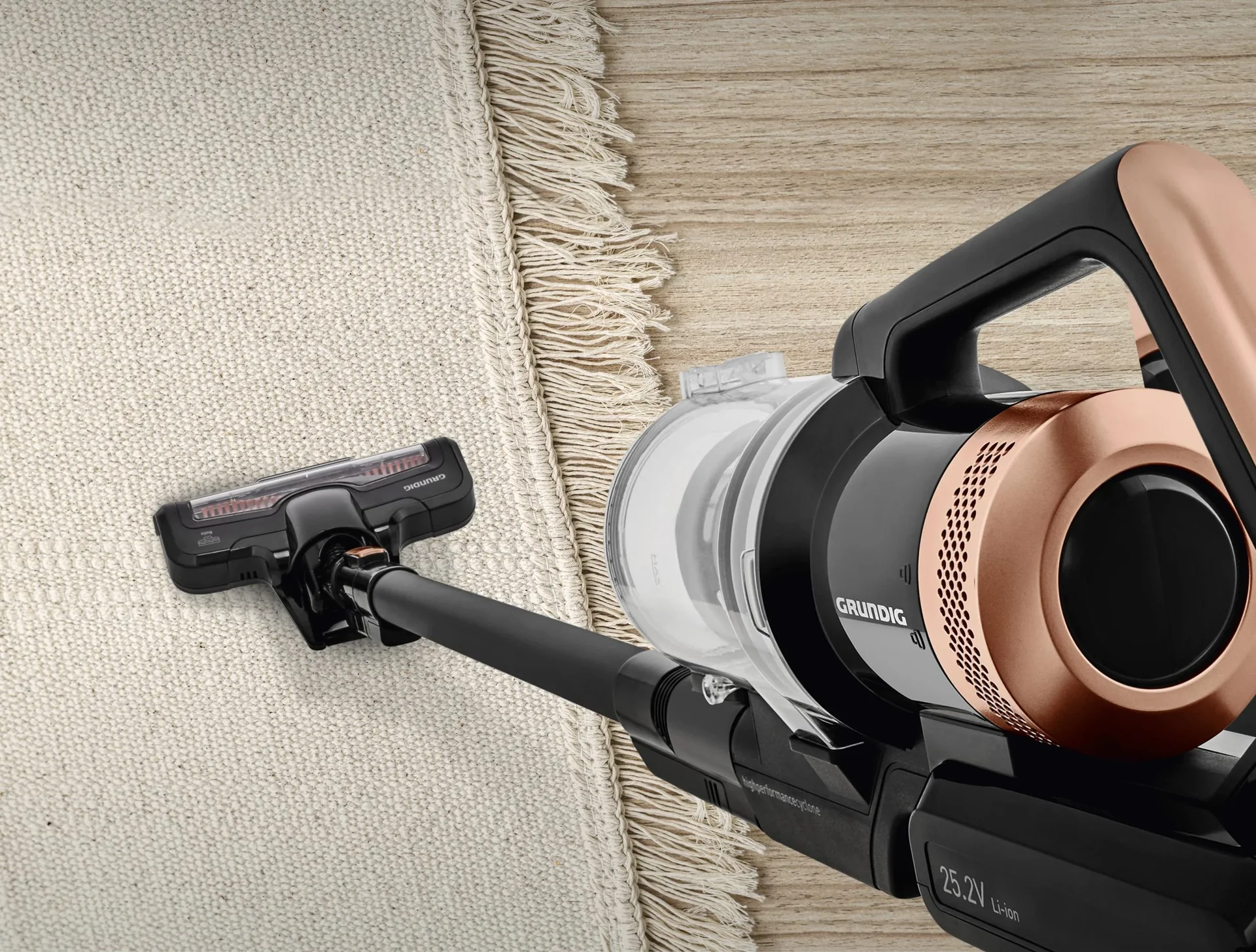 3in1 Akku-Hand- und Bodensauger mit Wischfunktion, VCP 5030, 25,2 V - 2