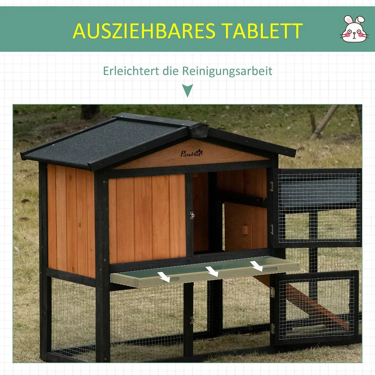 Kleintierstall doppelstöckig Tierk - 1