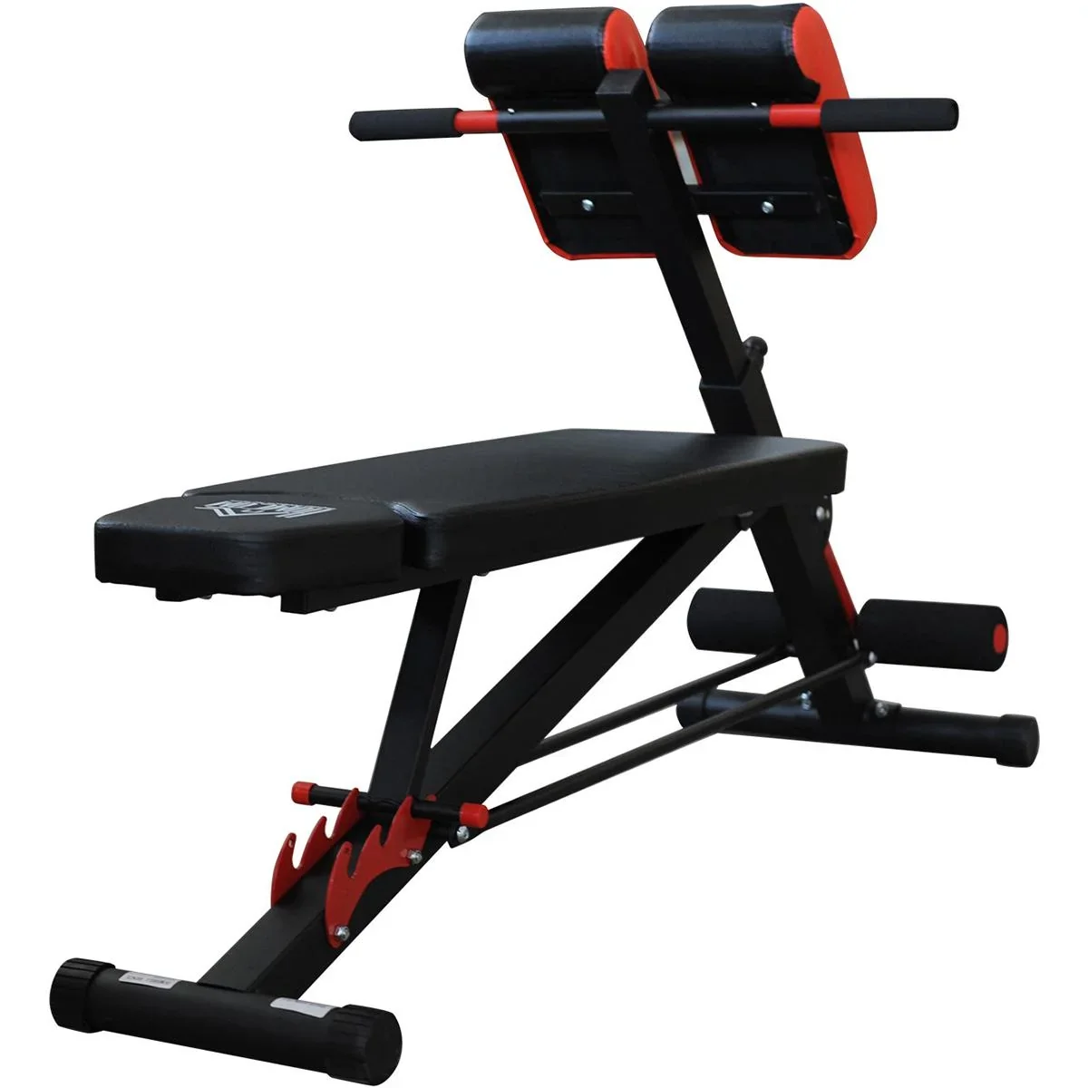 Multifunktionale Trainingsbank schwarz/rot - 7