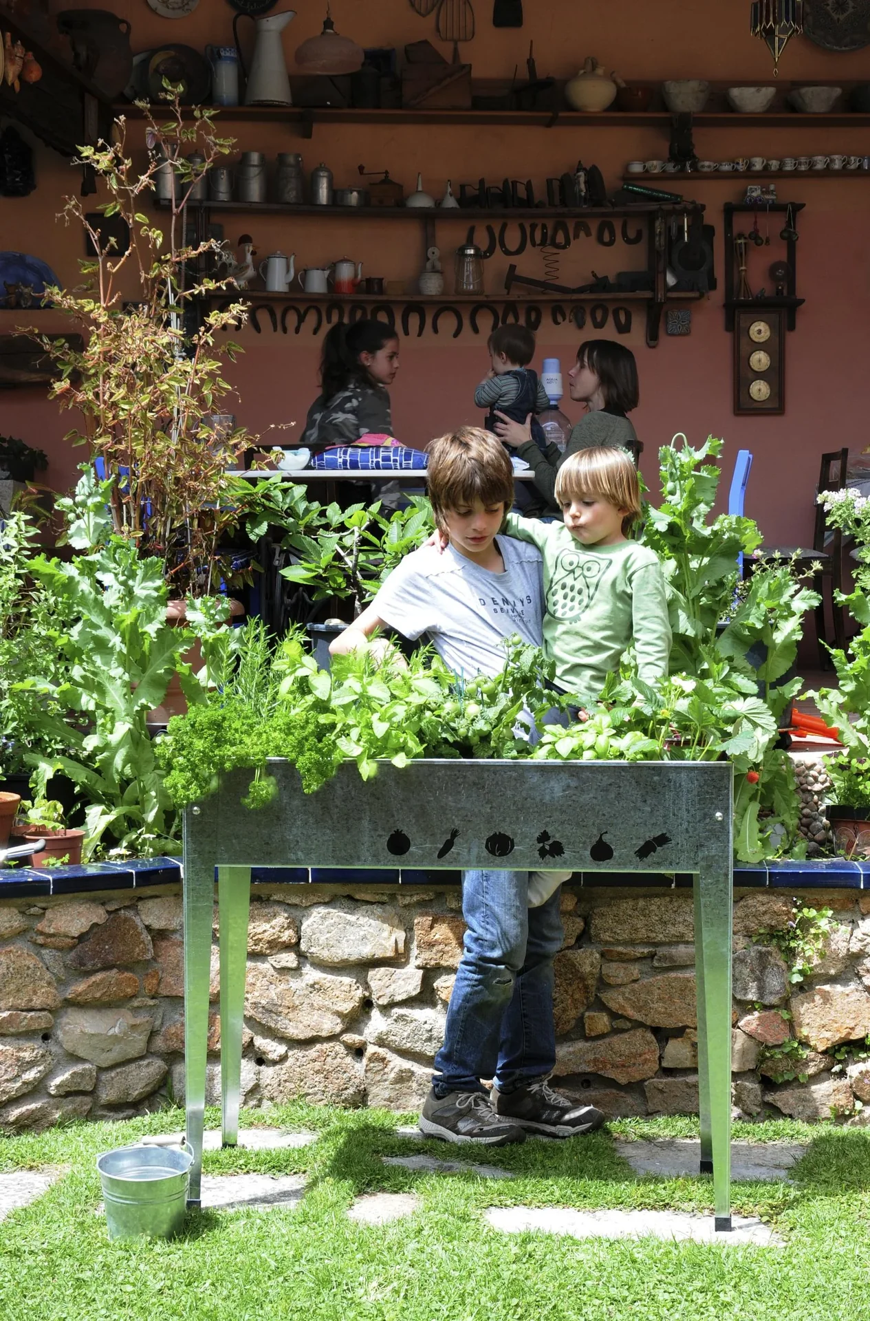 Hochbeet Urban silber, 100x40x84 cm - 2