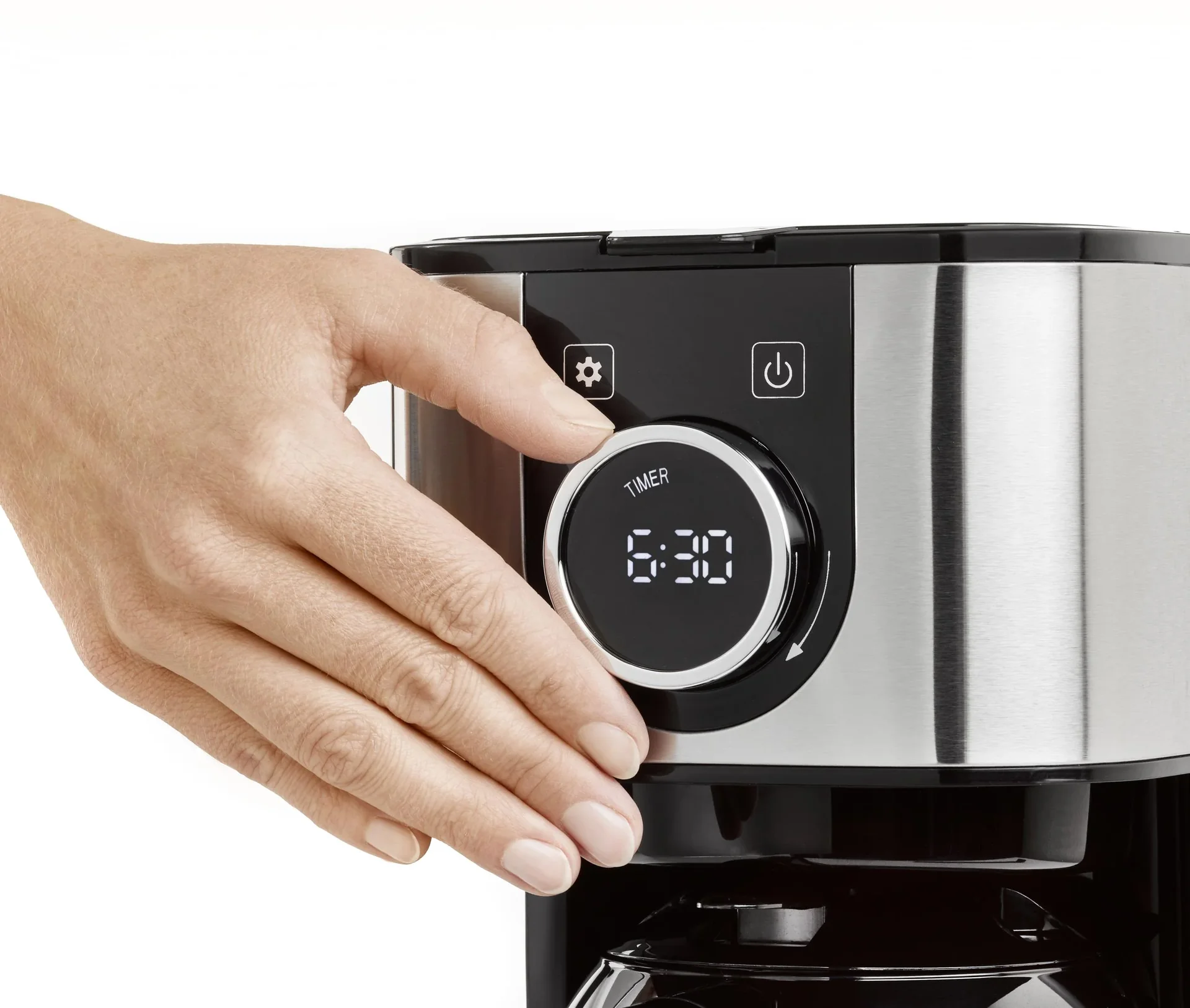 Design Kaffeemaschine Selection C 12 mit Glaskanne - 1