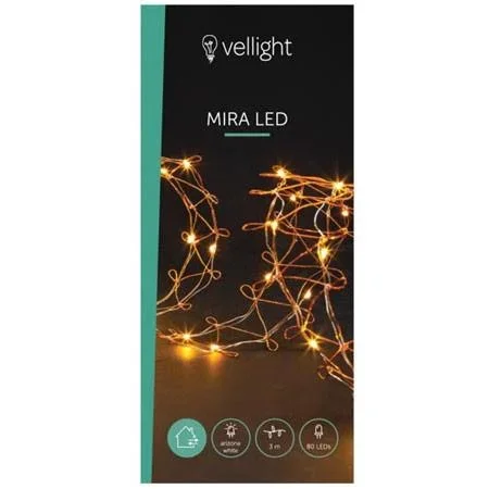 Vellight Weihnachtsbeleuchtung - 8x3m - 80 LEDs- Arizona Weiß - Innen und Außen - 0