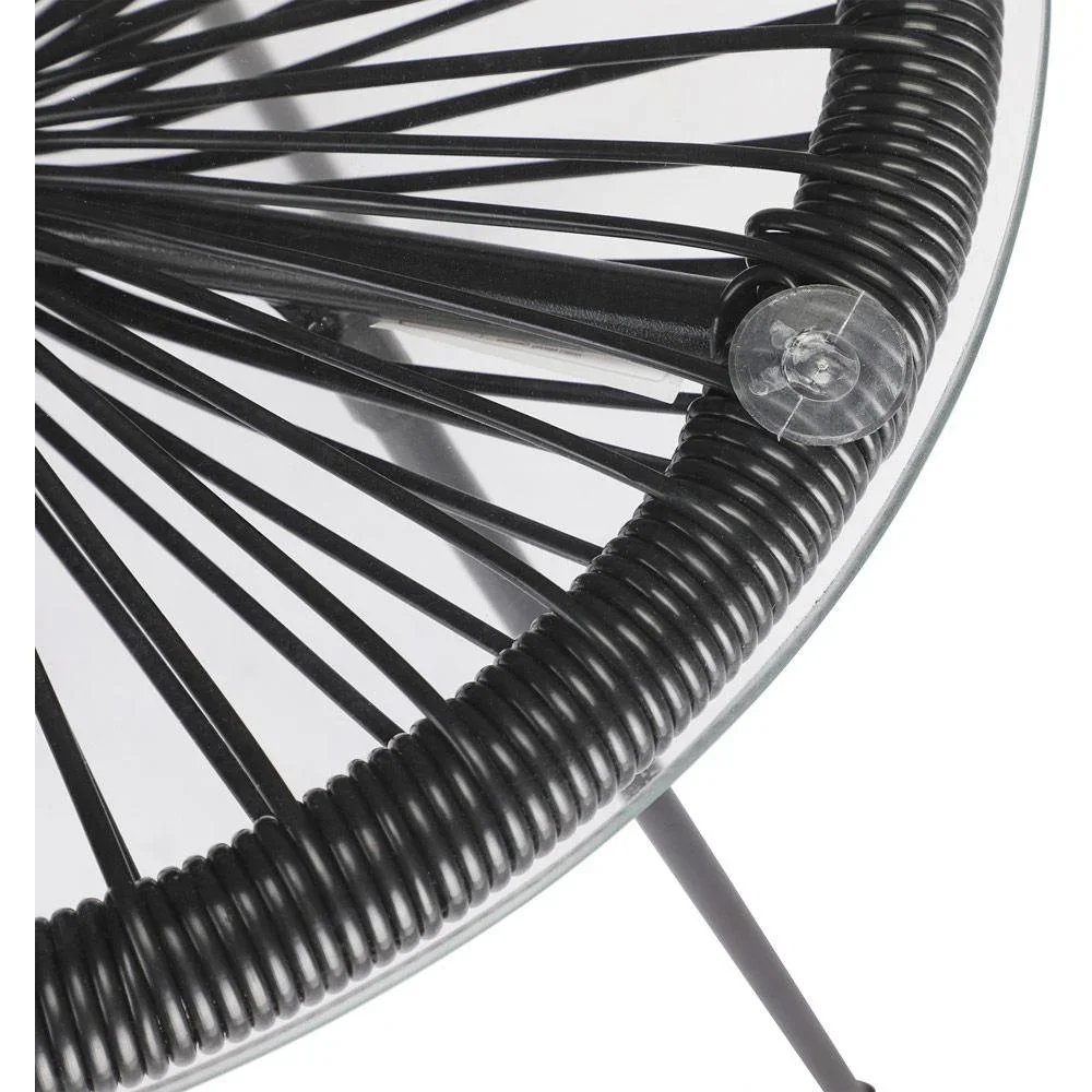 Beistelltisch Acapulco schwarz Ø45cm - 0