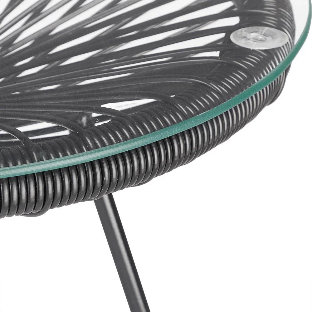 Beistelltisch Acapulco schwarz Ø45cm - 8