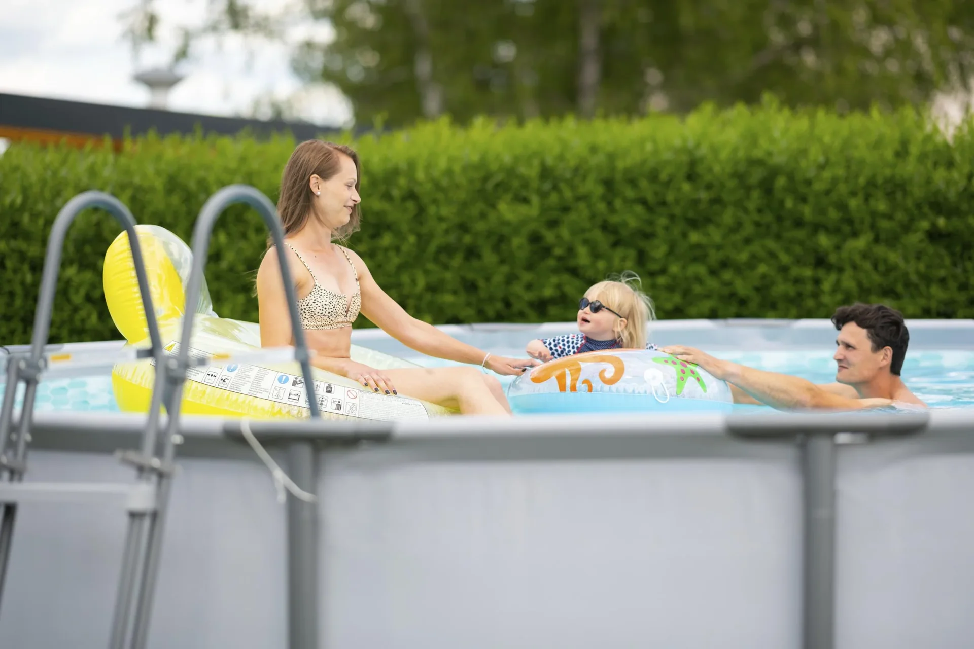 Elite Frame Pool Ø549 x 132 cm anthrazit - 8