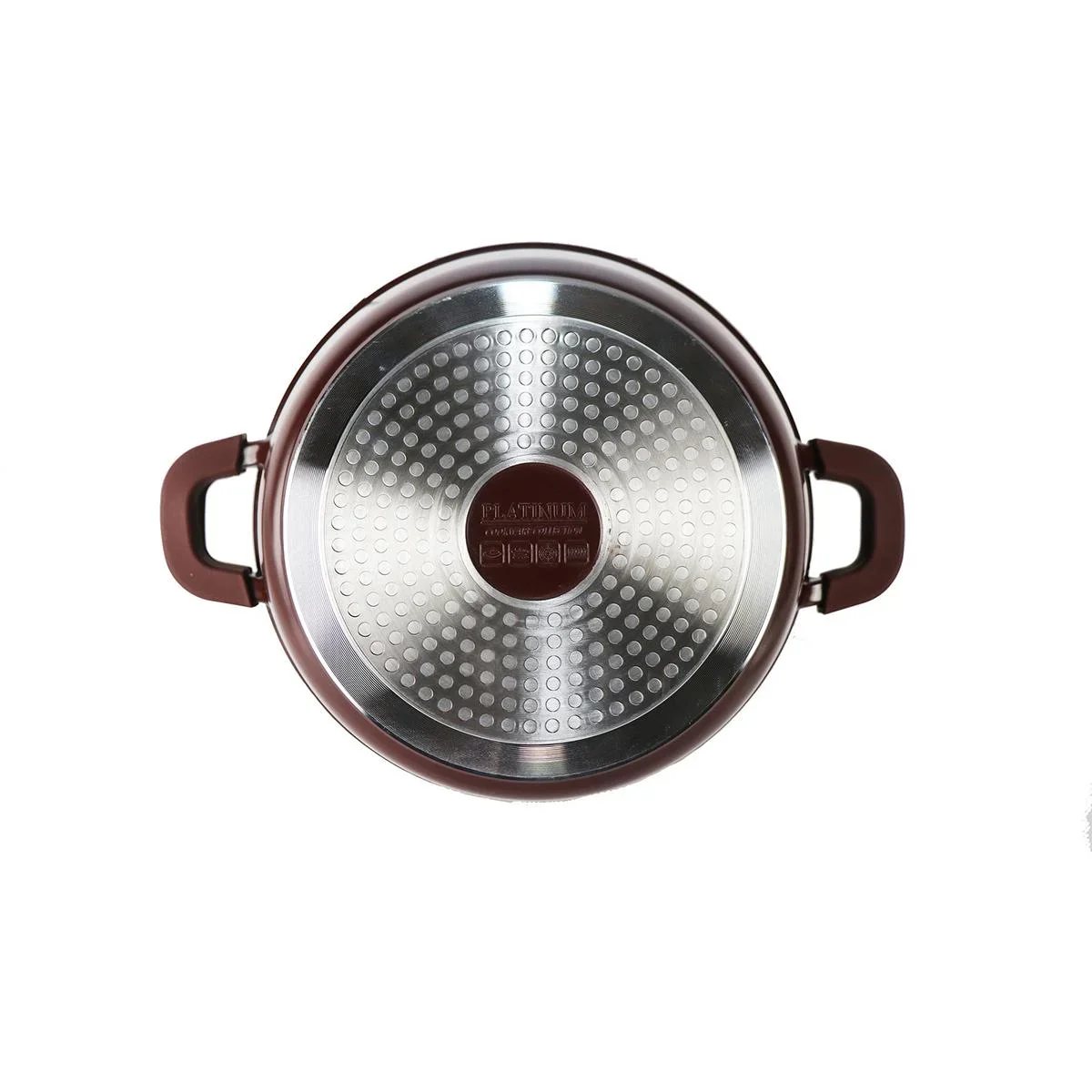 Bratentopf/Bräter - mit Deckel - 28 cm - Burgunderrot - 2