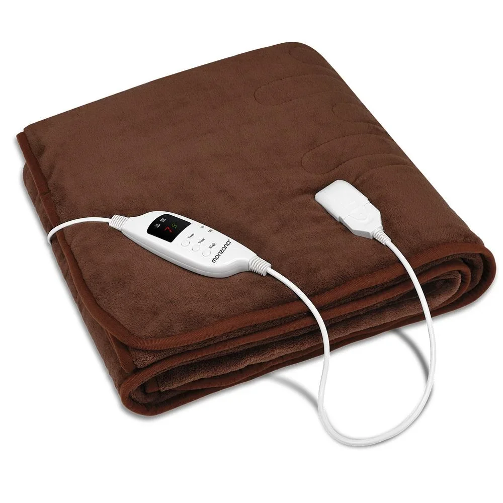 Elektrische Heizdecke 180 x 130cm braun - 1