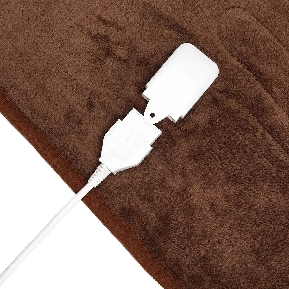 Elektrische Heizdecke 180 x 130cm braun - 2