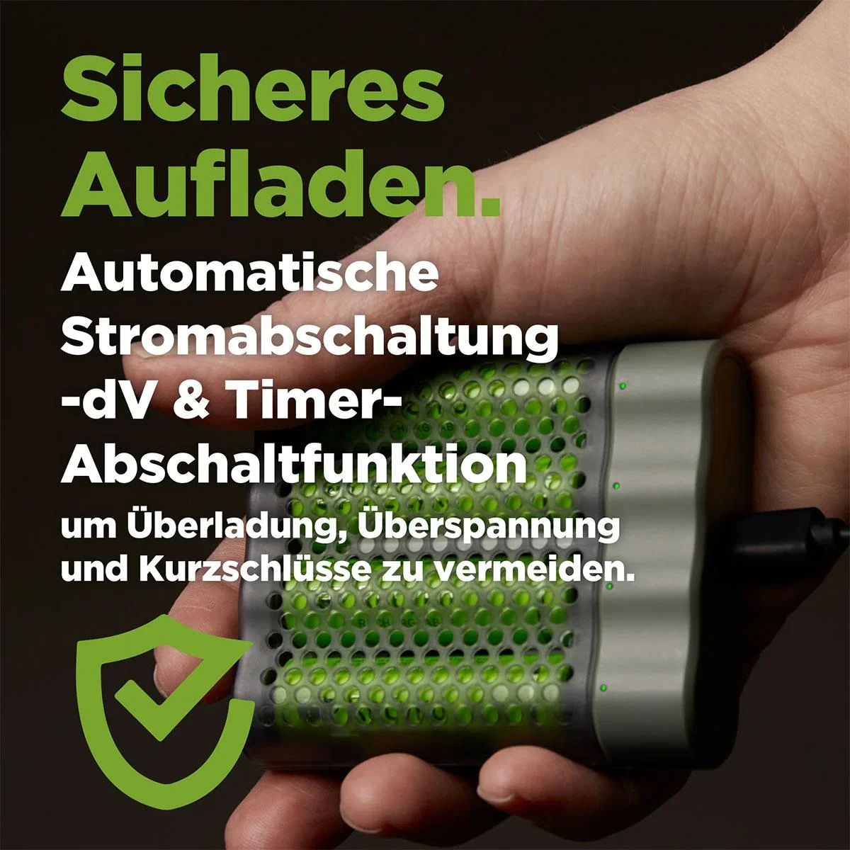 USB Schnellladeadegerät für 4 AA / AAA NiMH Akkus inklusive 4 Stück ReCyko Mignon (AA) NiMH Akkus mit 2600 mAh - 5