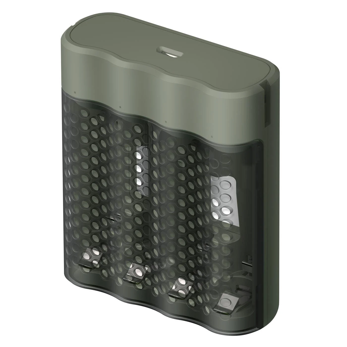 USB Schnellladeadegerät für 4 AA / AAA NiMH Akkus inklusive 4 Stück ReCyko Mignon (AA) NiMH Akkus mit 2600 mAh - 7
