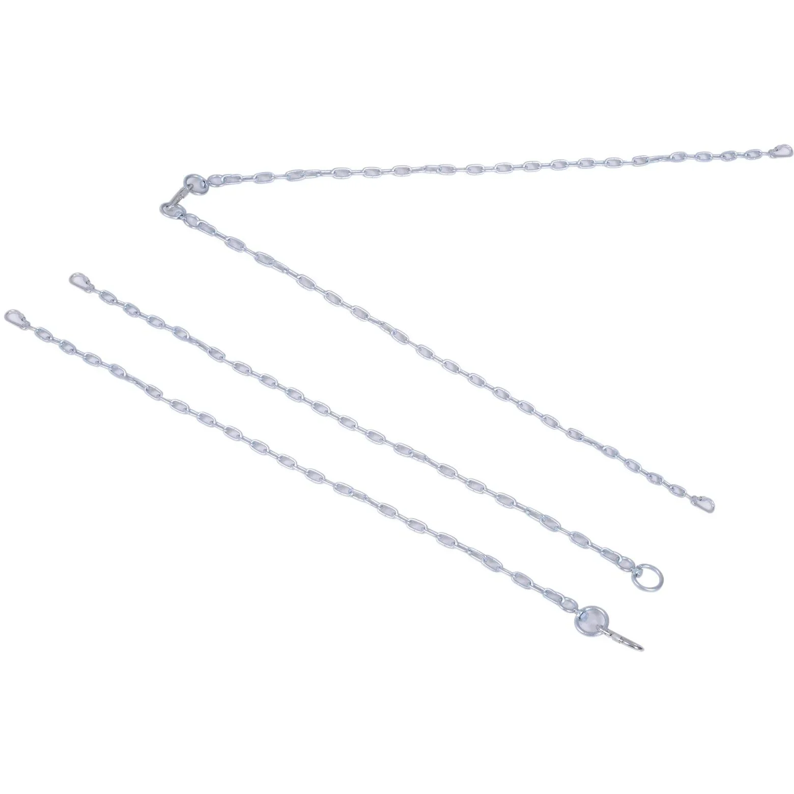 Hängebank 2-Sitzer Gartenschaukel Schaukelbank Schwebebank mit Ketten Metall Schwarz 128 x 63 x 47 cm - 4