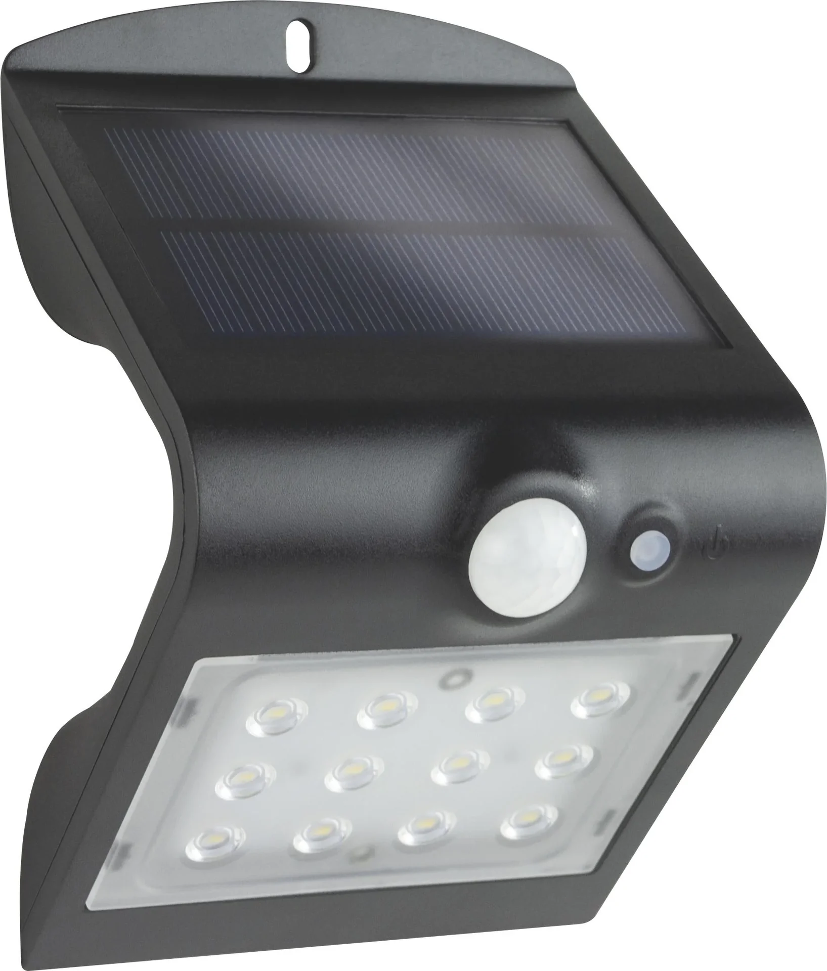 Solar LED Leuchte mit Bewegungsmelder, schwarz - 2