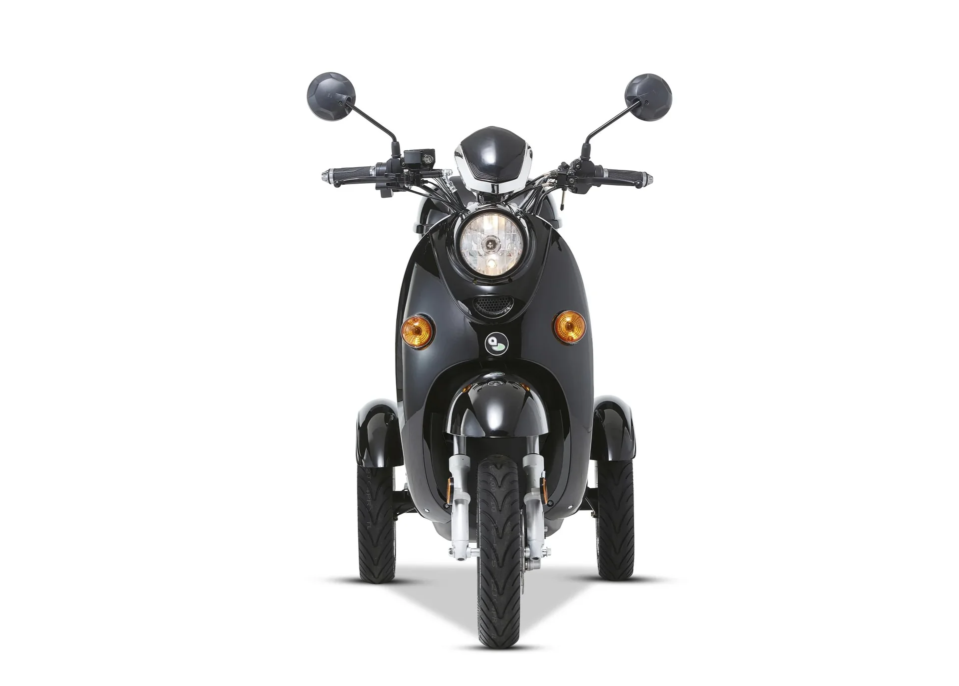 3-Rad E-Mobil Modena 25 km/h - schwarz - Neue Roller-Optik mit dem Komfort eines Elektromobils - 3