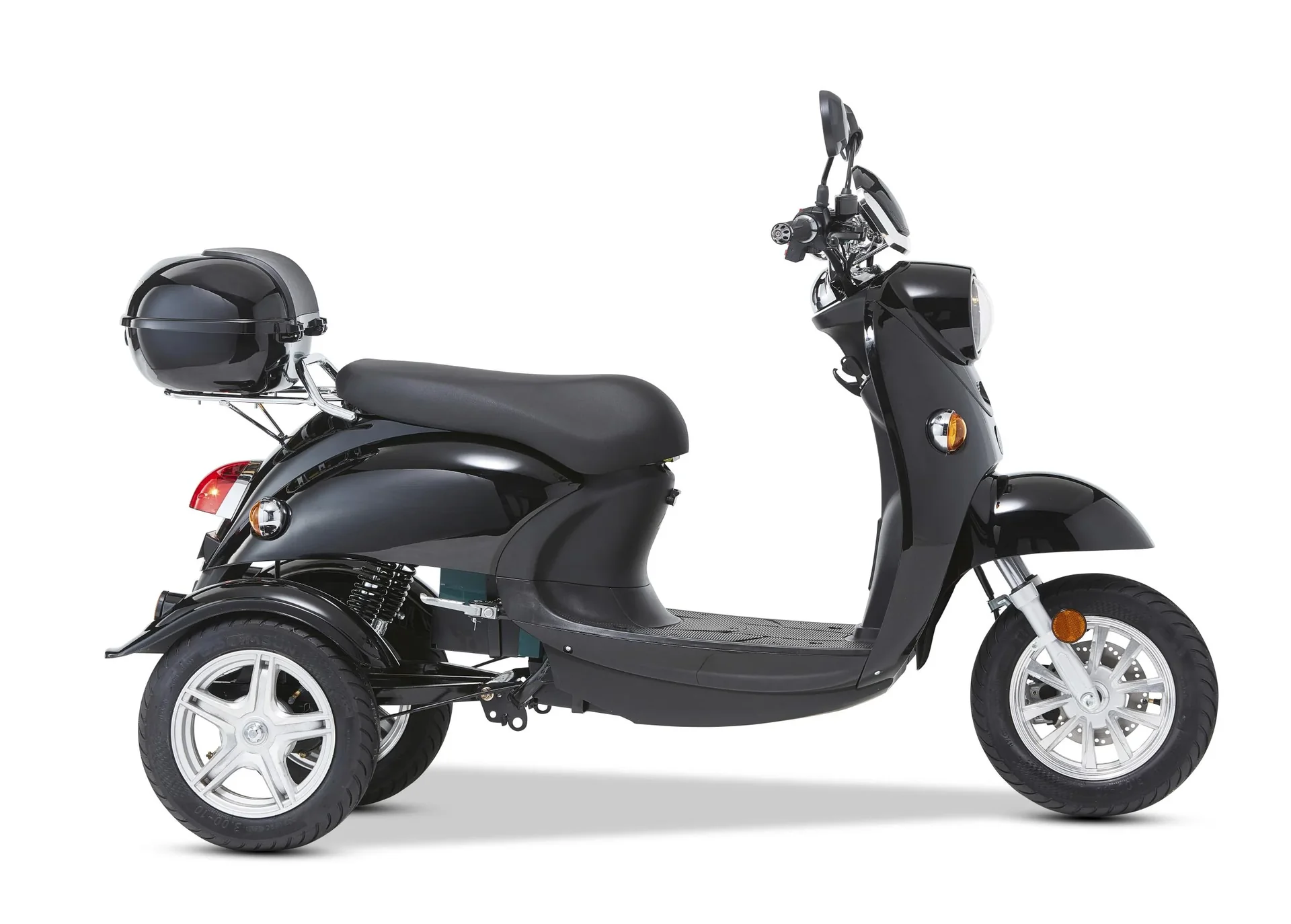 3-Rad E-Mobil Modena 25 km/h - schwarz - Neue Roller-Optik mit dem Komfort eines Elektromobils - 7