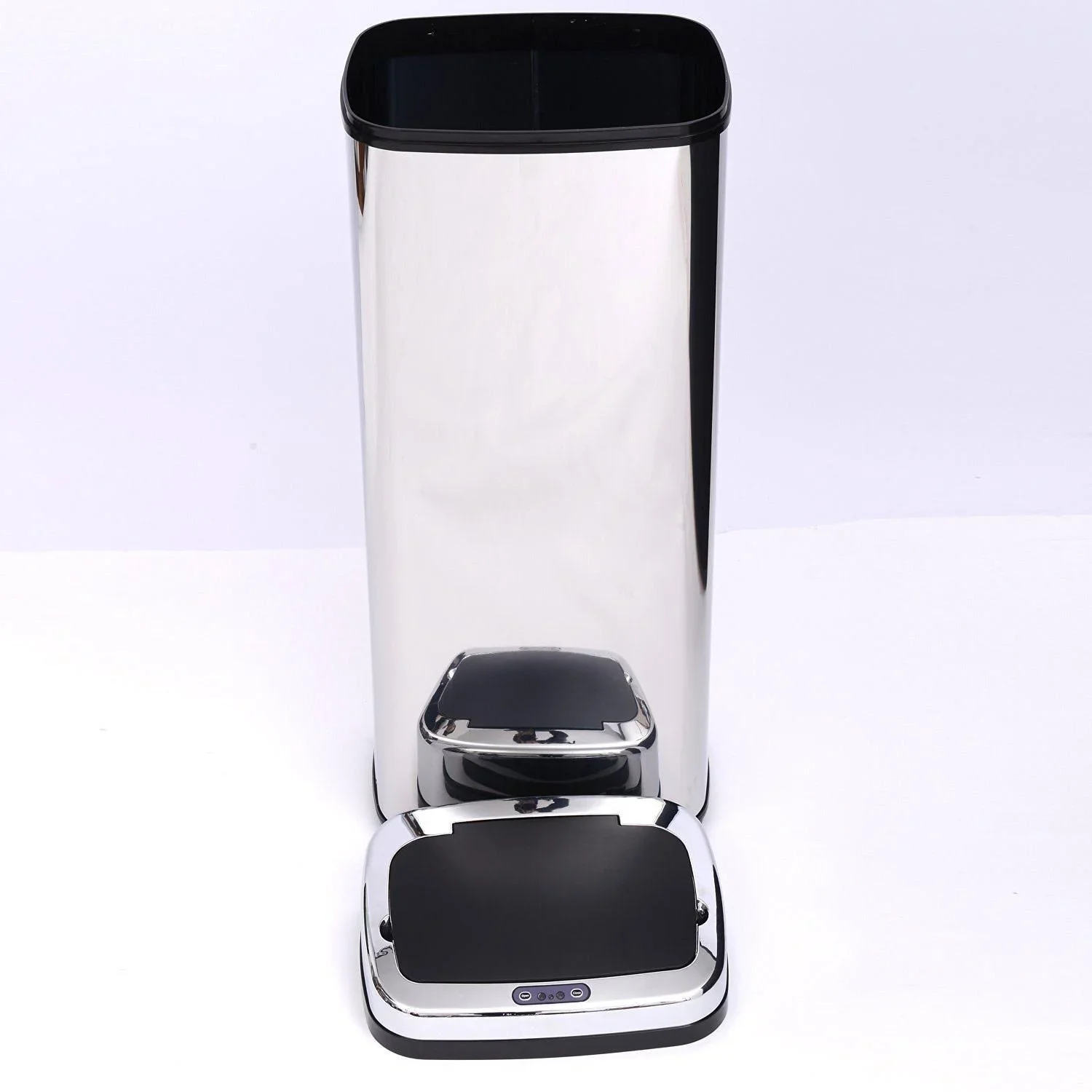 Edelstahl Automatik Sensor 50L Mülleimer (viereckig) - 2