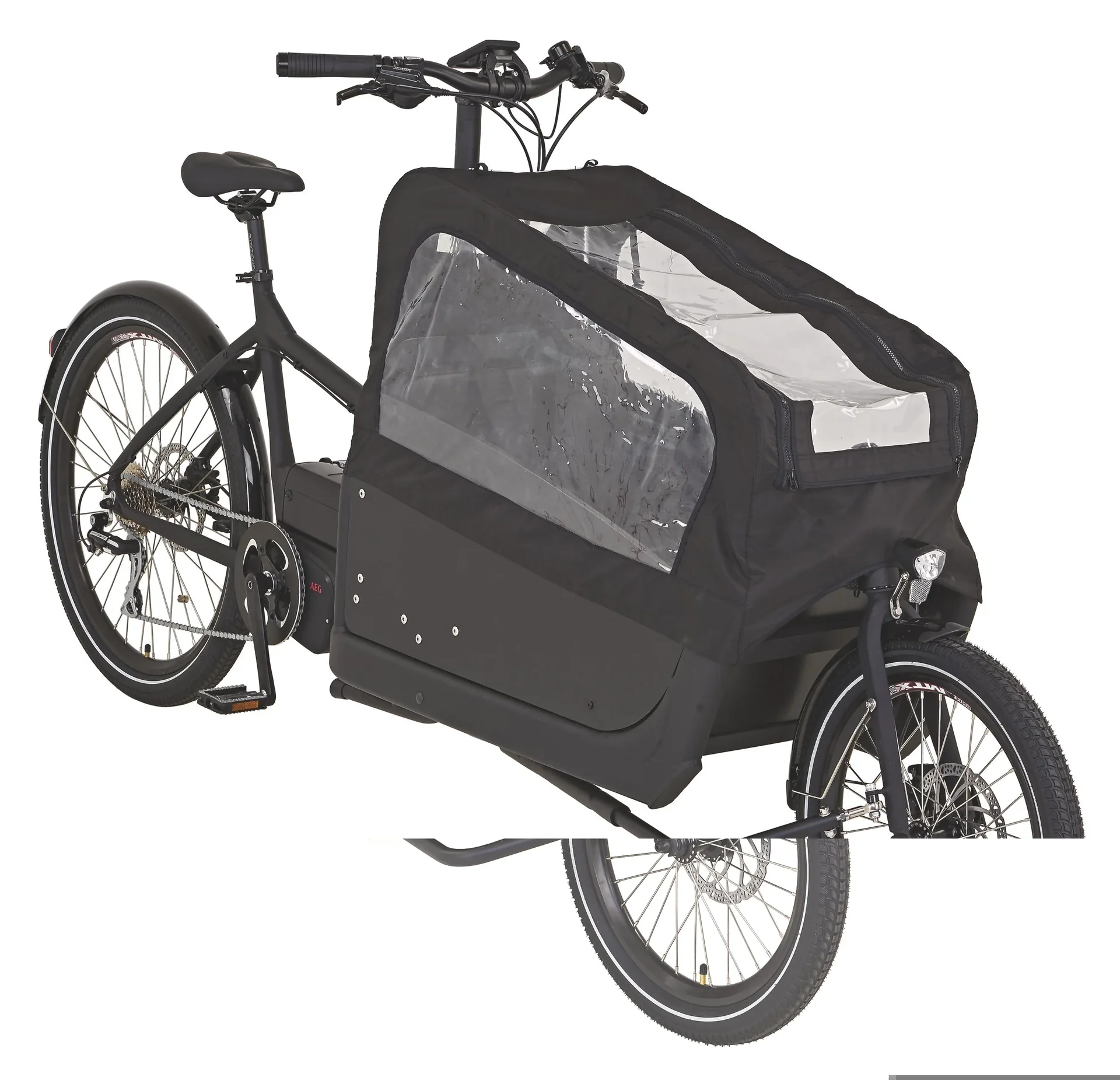 Unisex E-Bike 20"/26 Zoll, Rahmenhöhe 48 cm, 8-Gang Kettenschaltung, schwarz matt, CARGO Plus 22.ETL.10 - 3