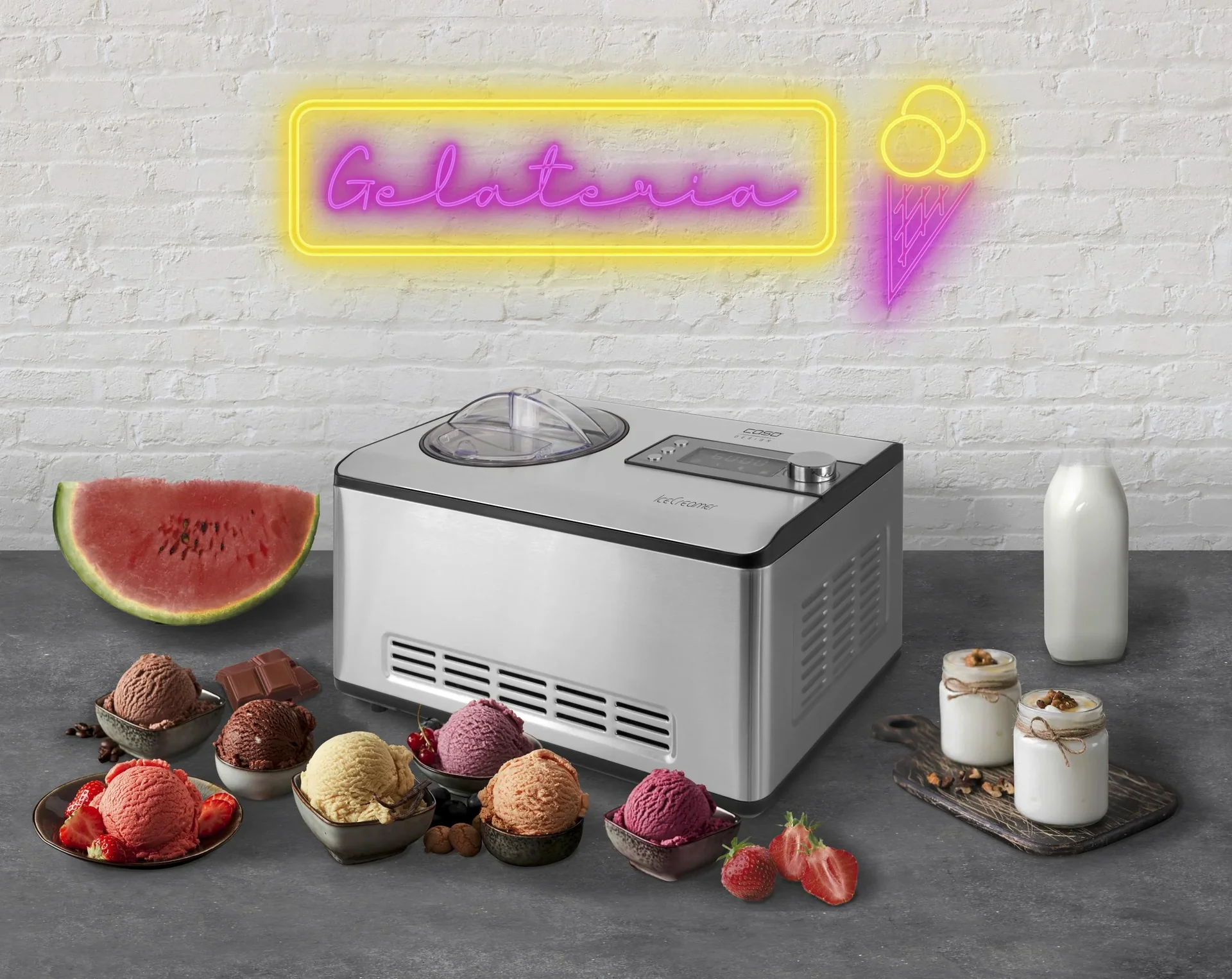 IceCreamer Eismaschine 2 Liter - Kompressor-Eismaschine 180 Watt - 9