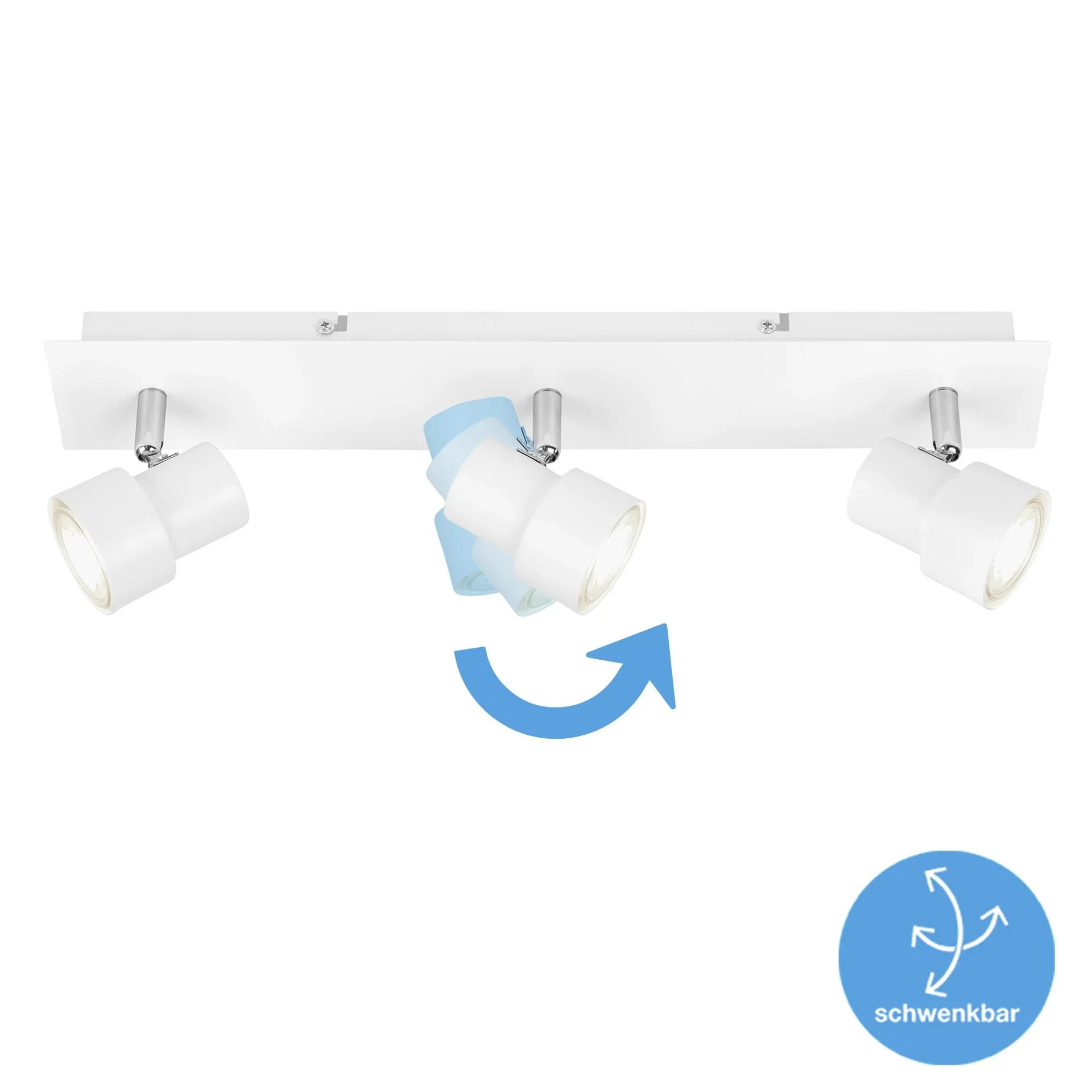 LED Deckenleuchte, 1380 Lumen, 15 Watt, GU10, weiß - 0