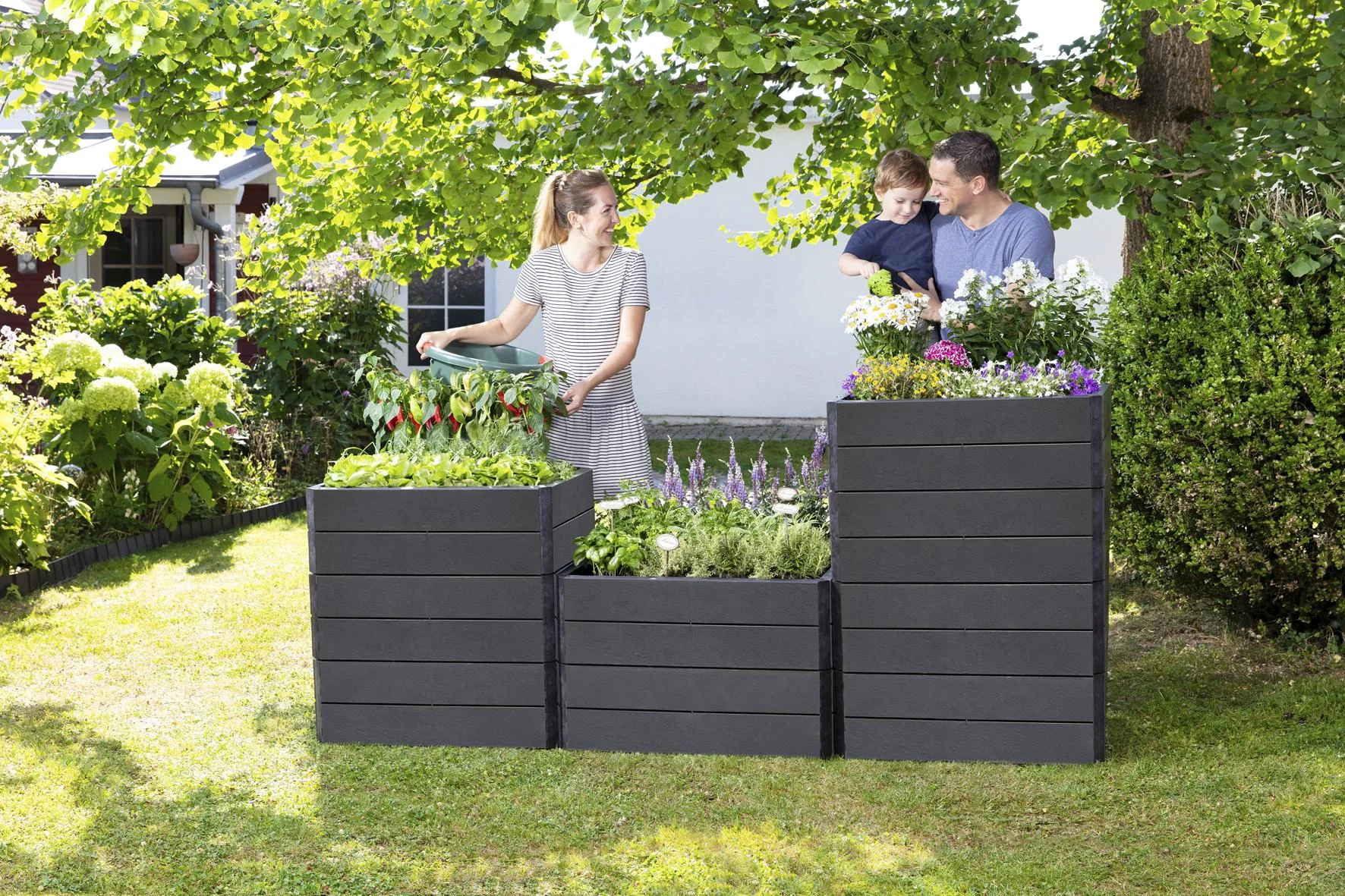 Hochbeet-System Stone "Ergo Quadro", Größe L - 3