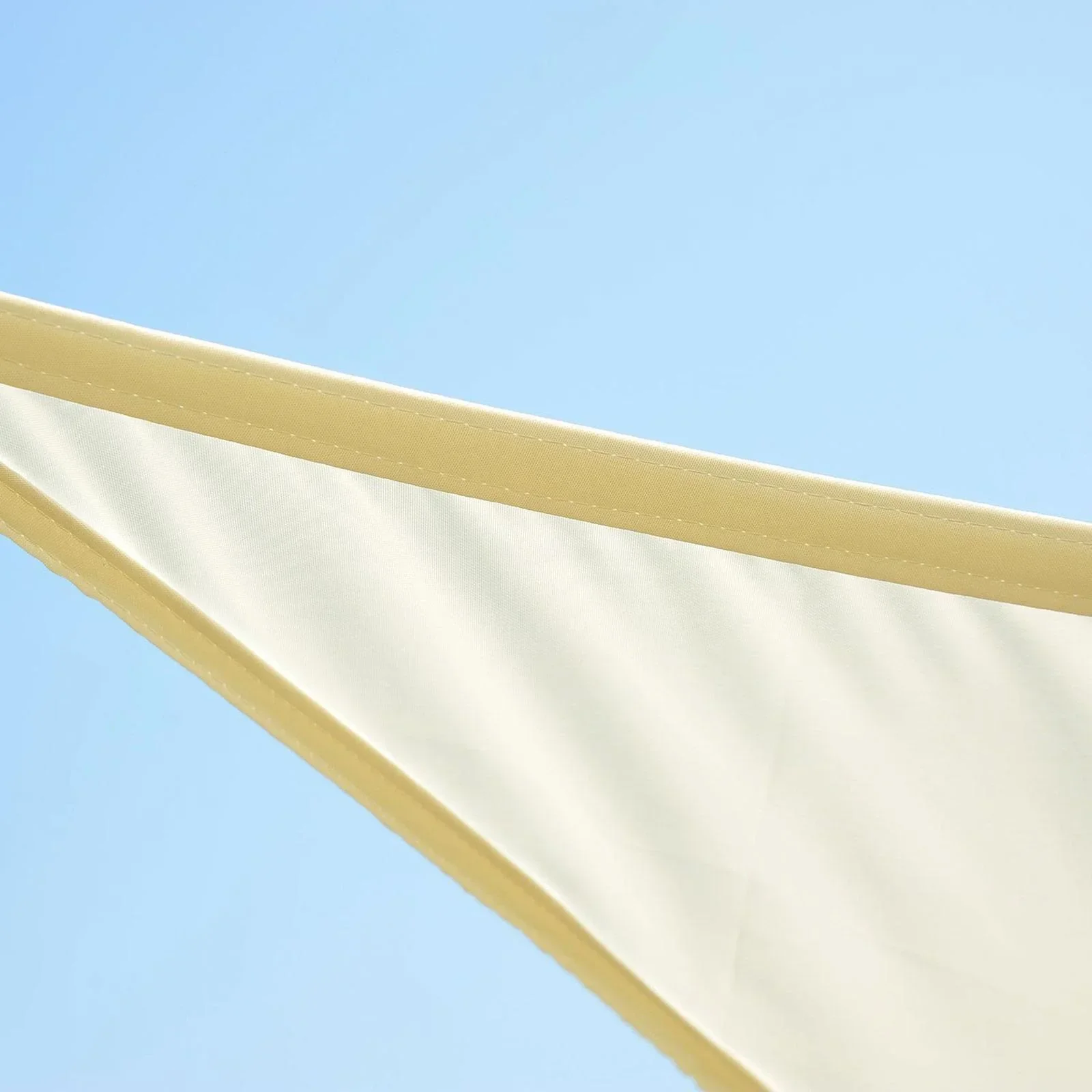 Sonnensegel Dreiecke Cream 5x5x5 m Polyester - wasserabweisend - 0