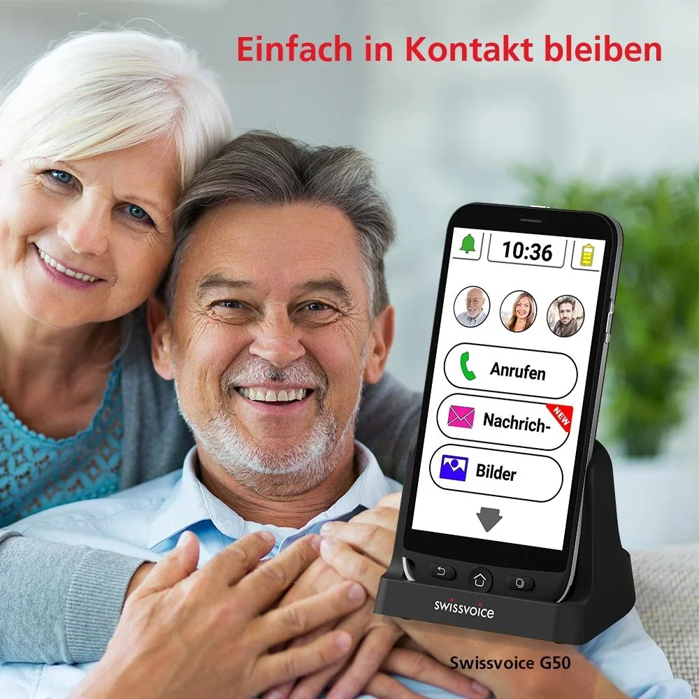Smartphone mit SOS Taste und 3 Bildschnellwahl-Button - 1