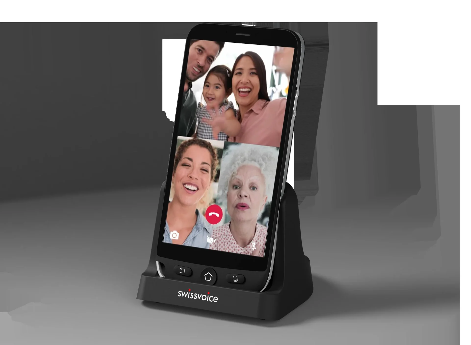 Smartphone mit SOS Taste und 3 Bildschnellwahl-Button - 6