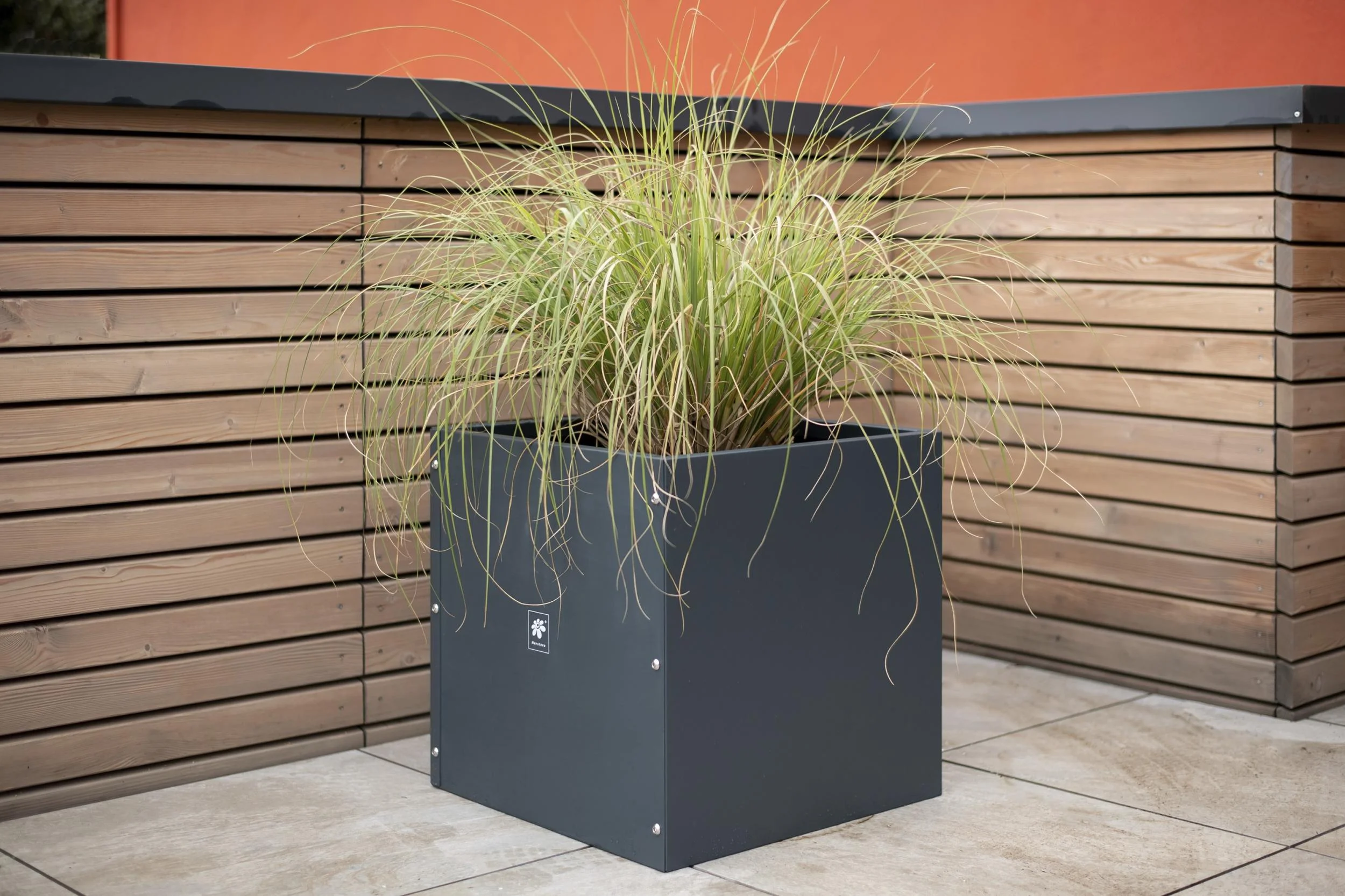 Metall Hochbeet Pflanzkasten 50x50x50 cm Anthrazit - 1